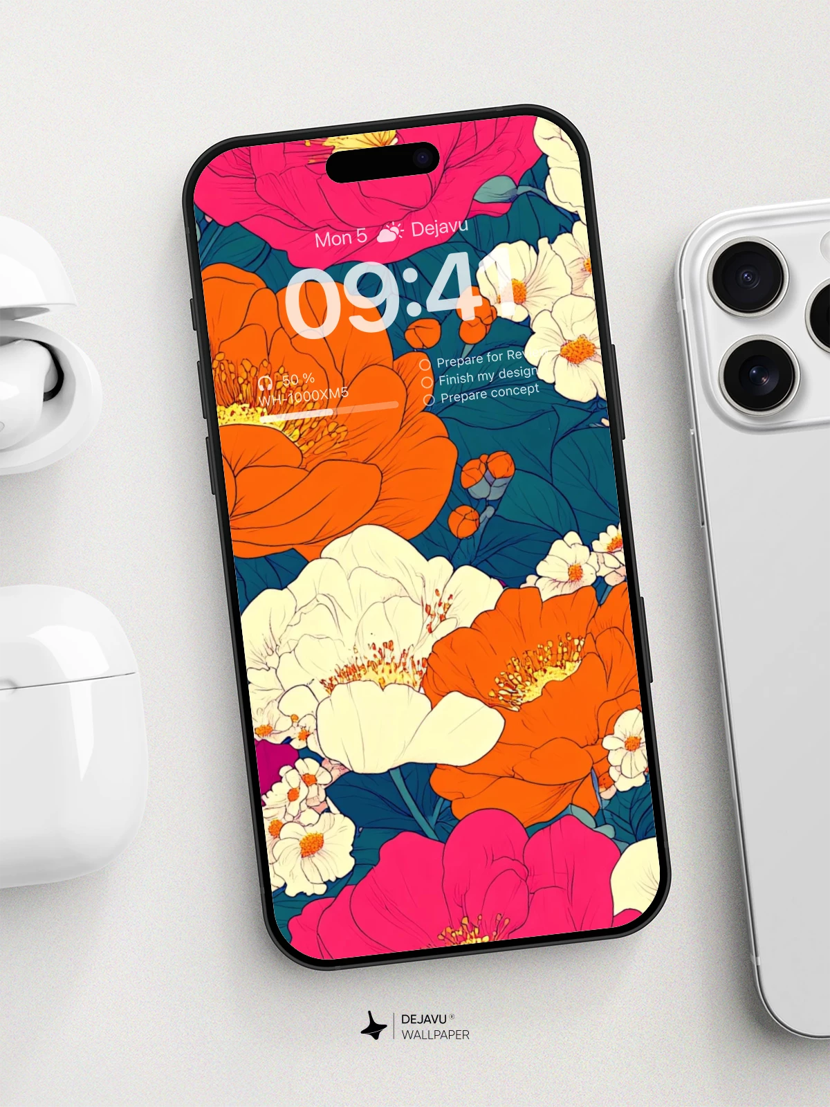 Vibrant Floral Symphony Wallpaper 8K For iPhone