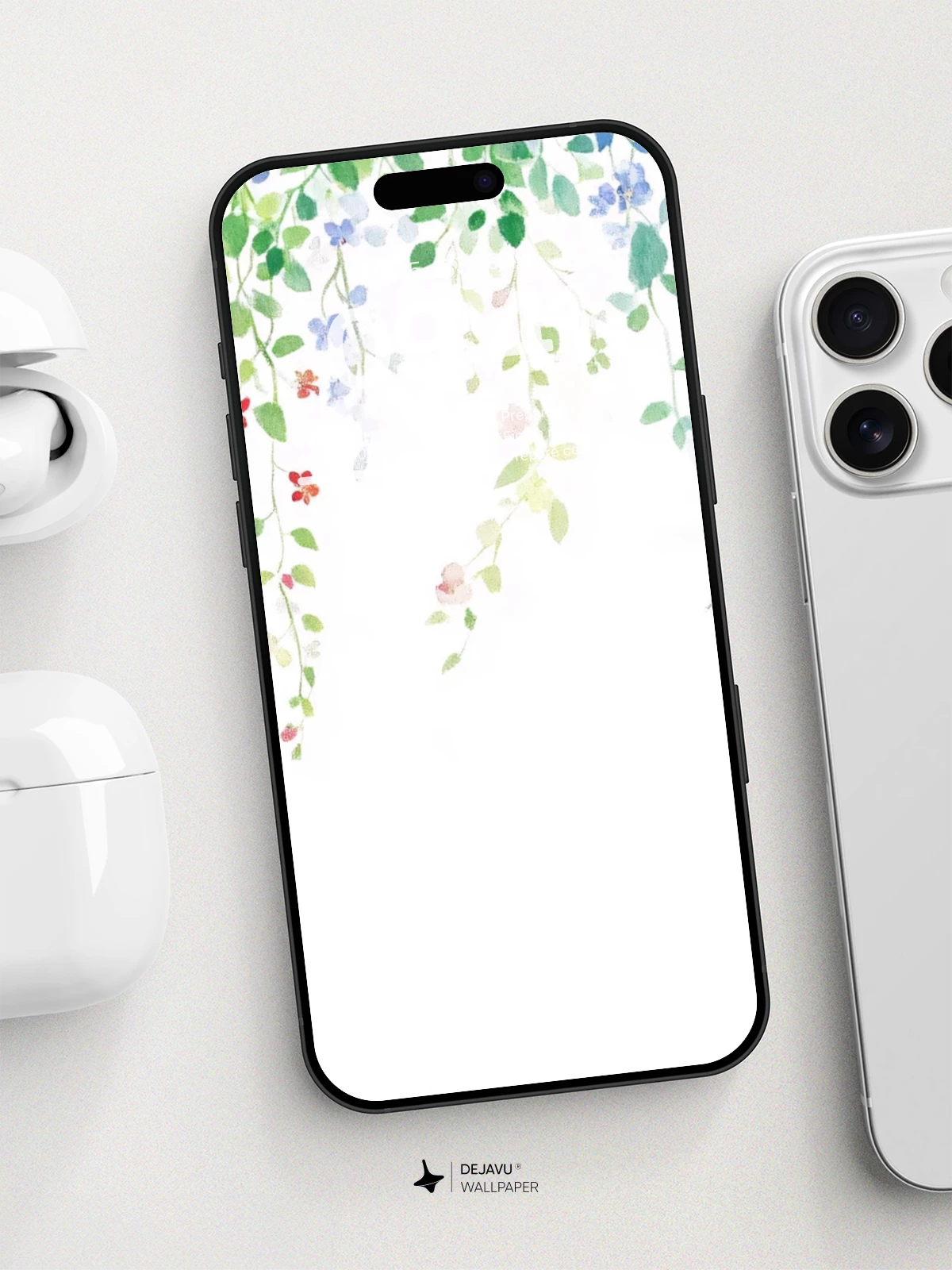 Whimsical Floral Cascade Wallpaper 8K For Phone