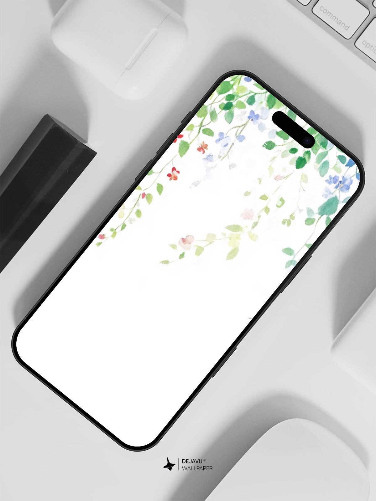 Whimsical Floral Cascade Wallpaper 8K For Phone