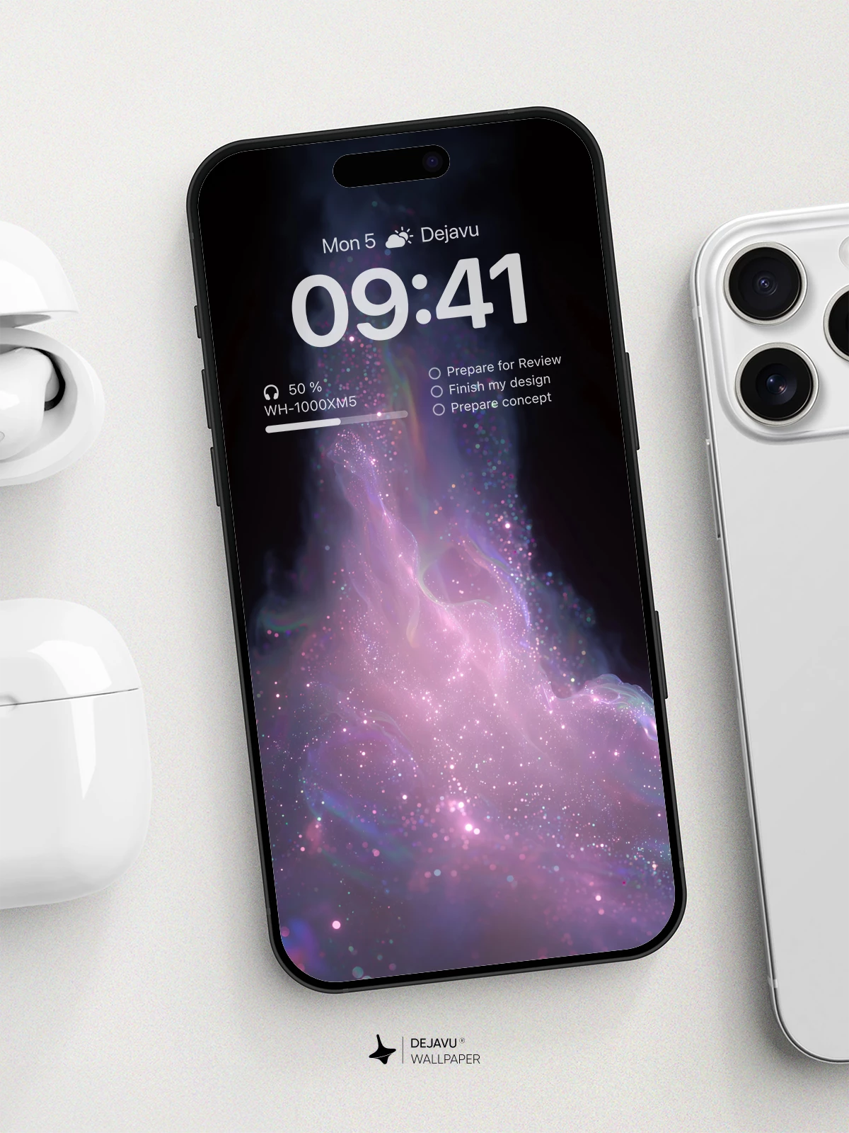 Surreal Cosmic Cloud Wallpaper 8K For Phone