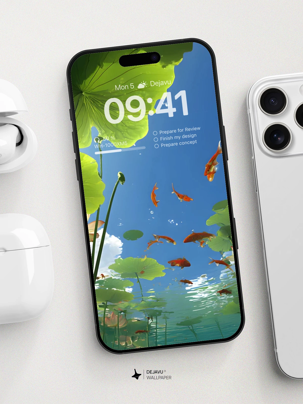 Underwater Lotus Symphony Wallpaper 8K For Phone