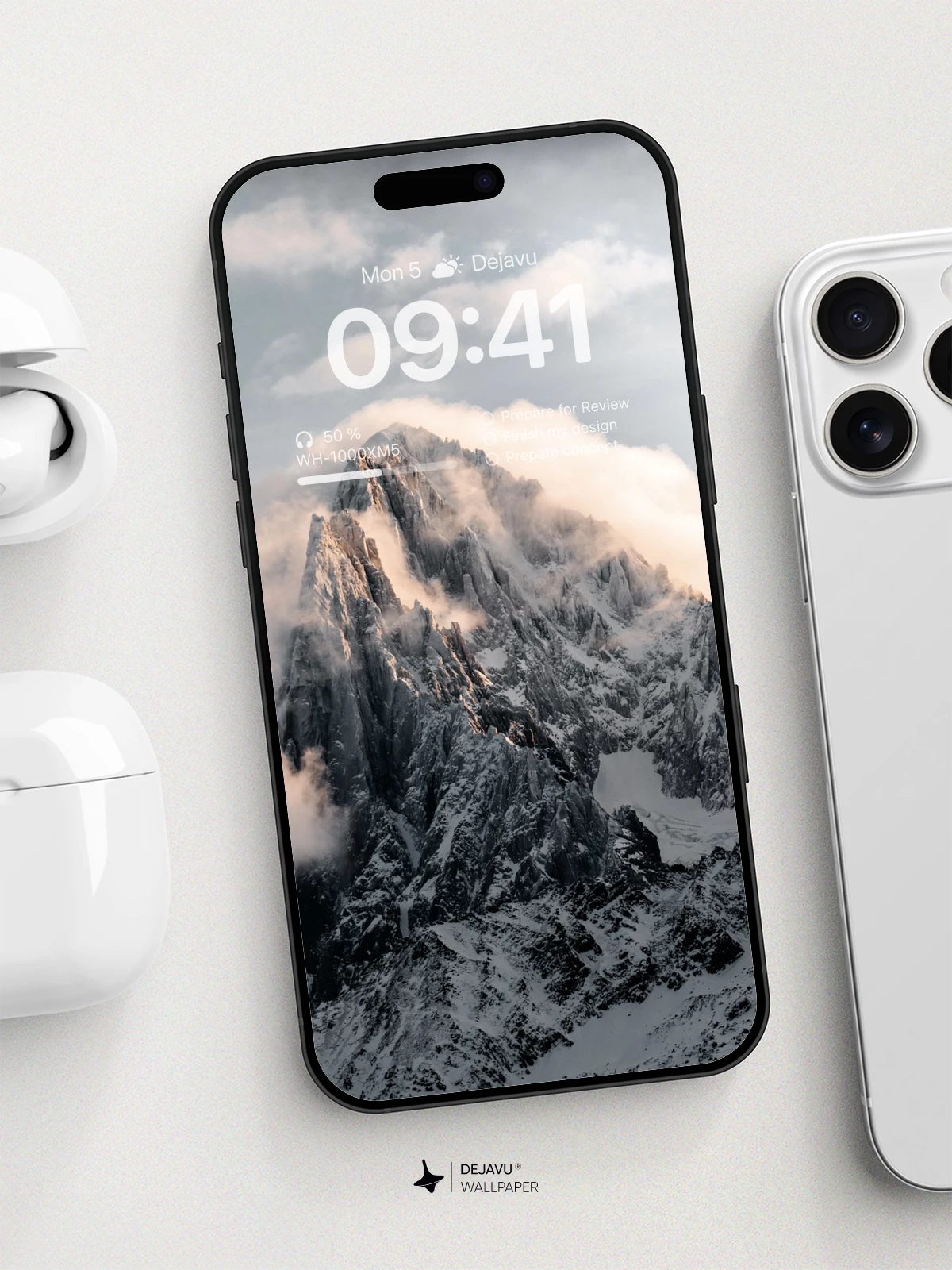 Majestic Snowy Peaks Wallpaper 8K For Phone