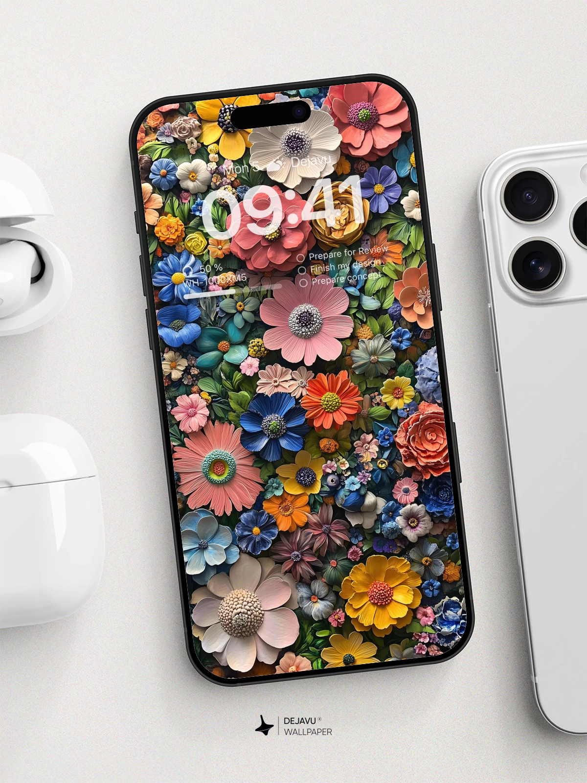 Vibrant Floral Symphony Wallpaper 8K For Phone