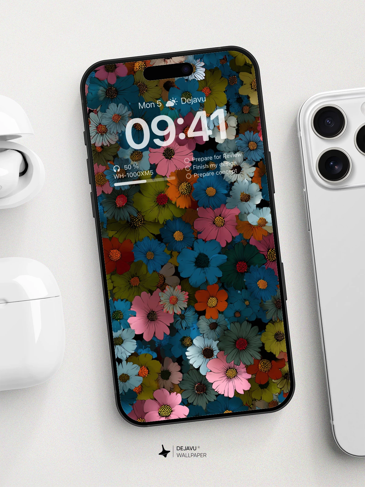 Vibrant Floral Symphony Wallpaper 8K For Phone