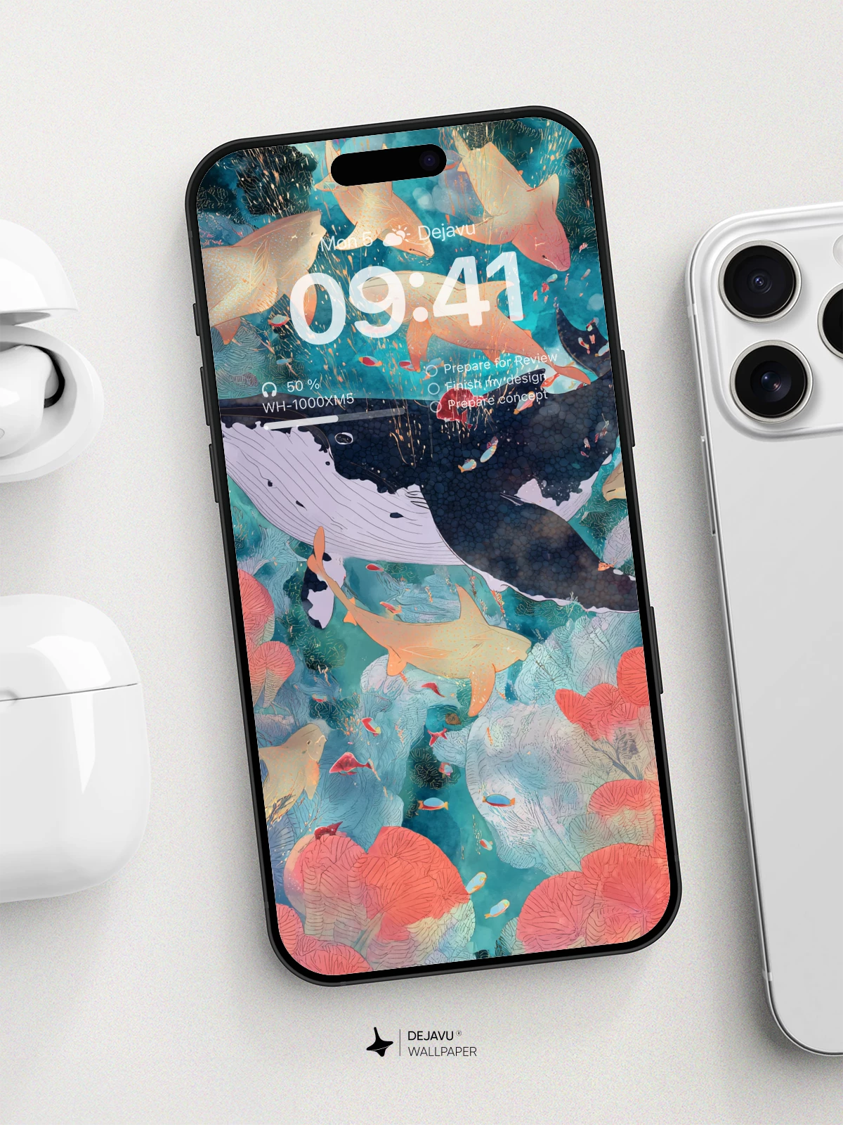 Whimsical Ocean Symphony Wallpaper 8K For Phone