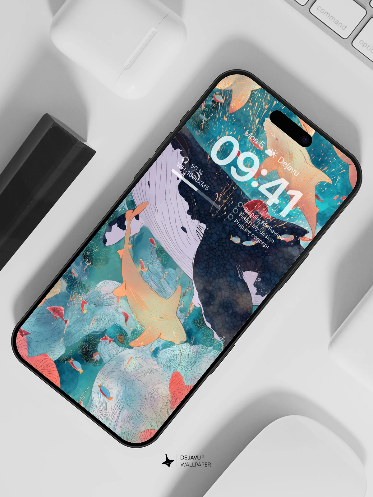 Whimsical Ocean Symphony Wallpaper 8K For Phone