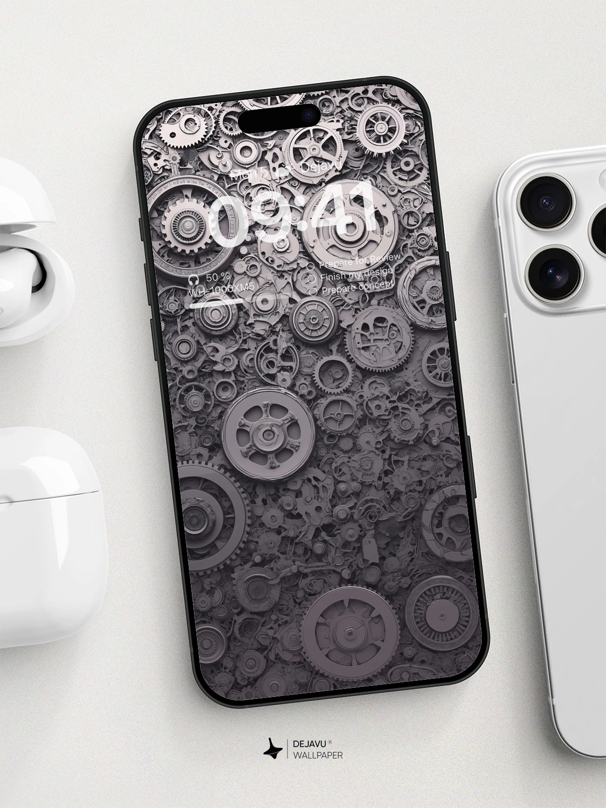 Mechanical Gear Symphony Wallpaper 8K For Phone