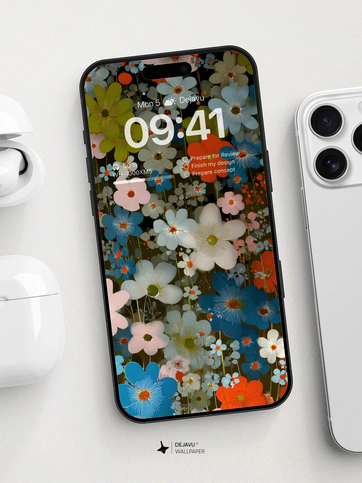 Vibrant Floral Symphony Wallpaper 8K For Phone