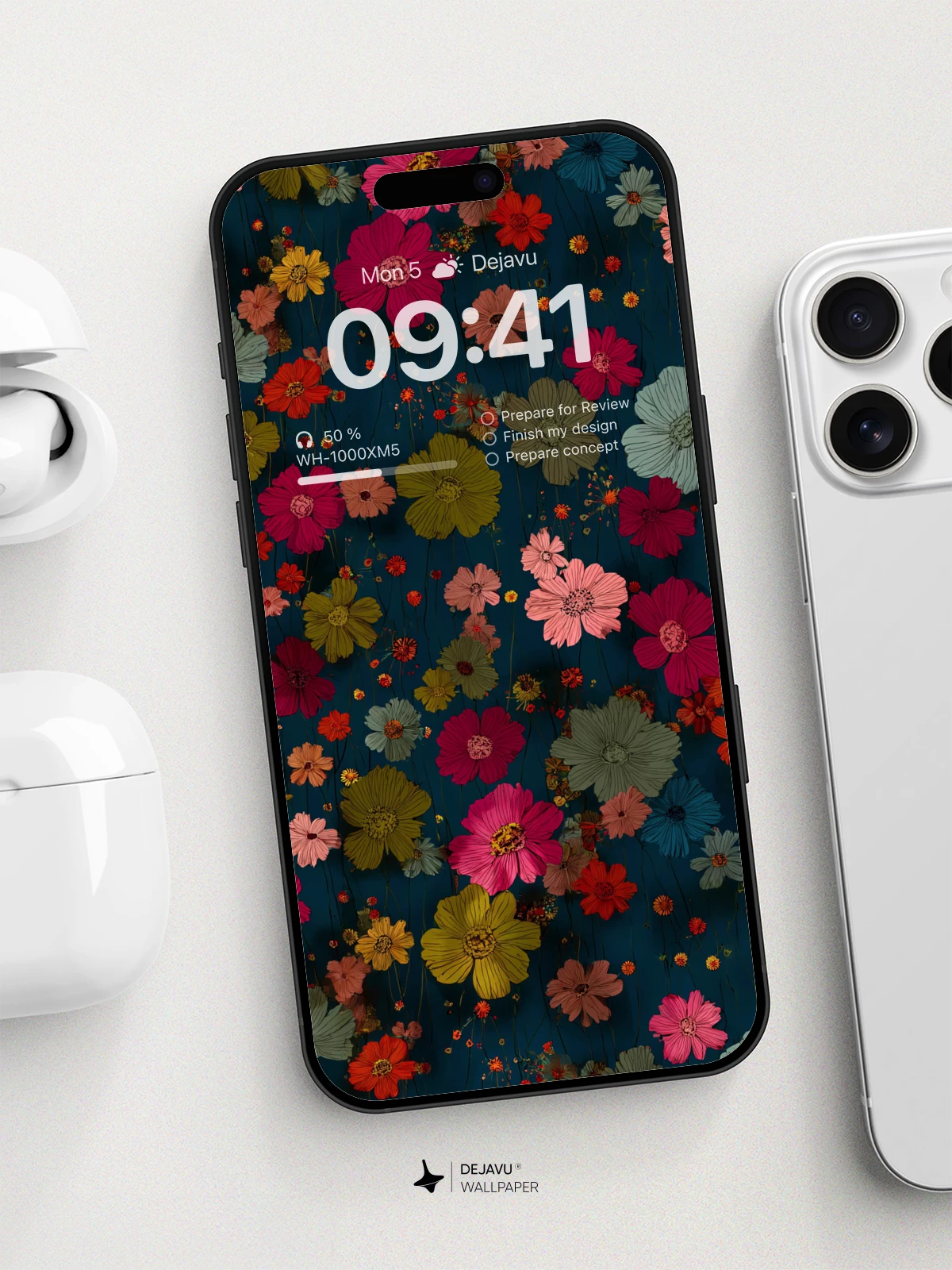 Vibrant Floral Symphony Wallpaper 8K For Phone