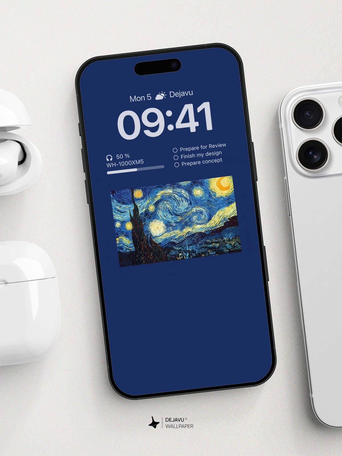 Van Gogh Inspired Starry Night Wallpaper 8K For Phone