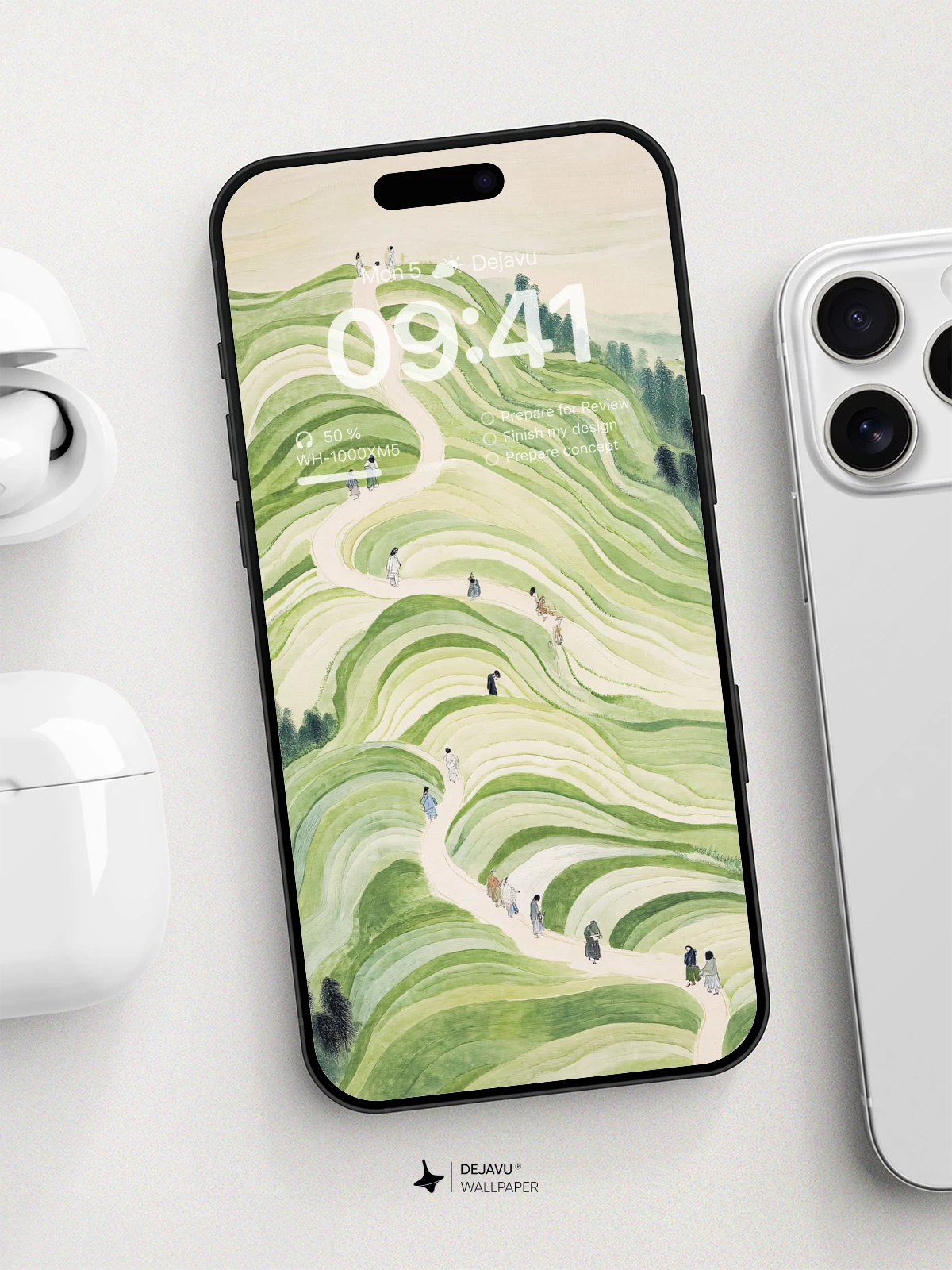 Winding Path In Nature Wallpaper 8K For Phone