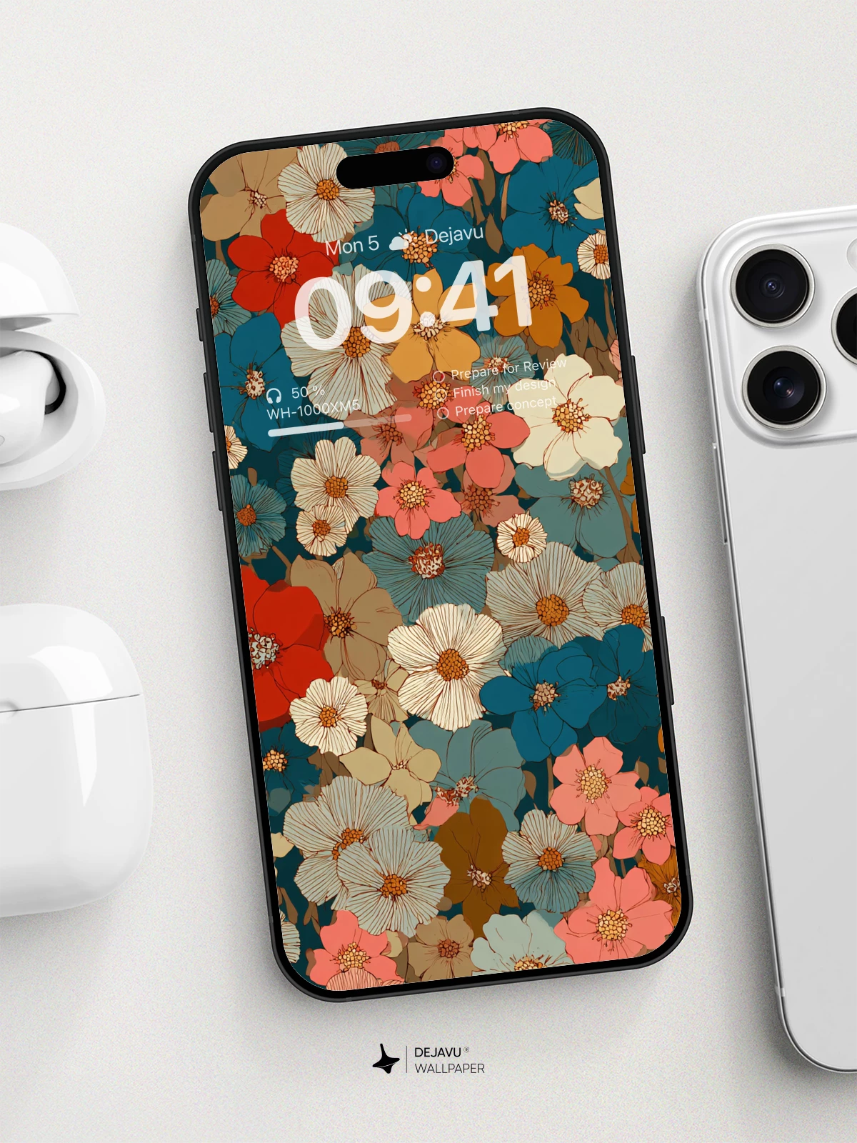 Vibrant Floral Symphony Wallpaper 8K For Phone
