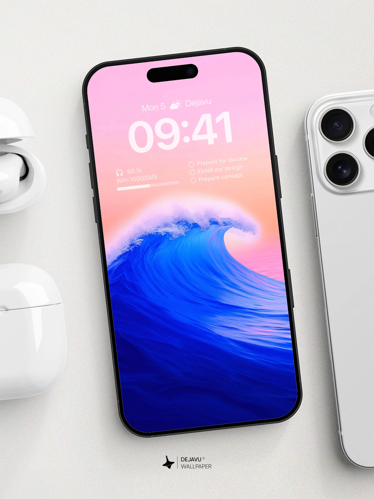 Surreal Ocean Wave Wallpaper 8K For Phone