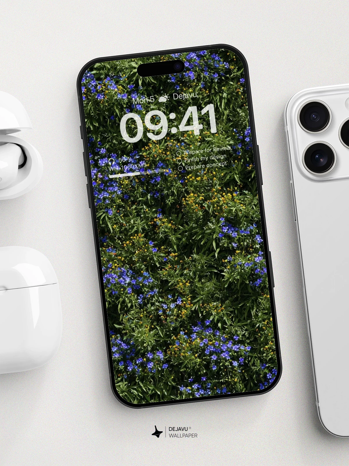 Vibrant Floral Tapestry Wallpaper 8K For iPhone