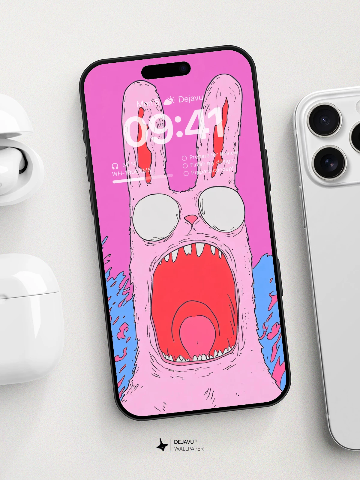 Surreal Bunny Art Wallpaper 8K For Phone