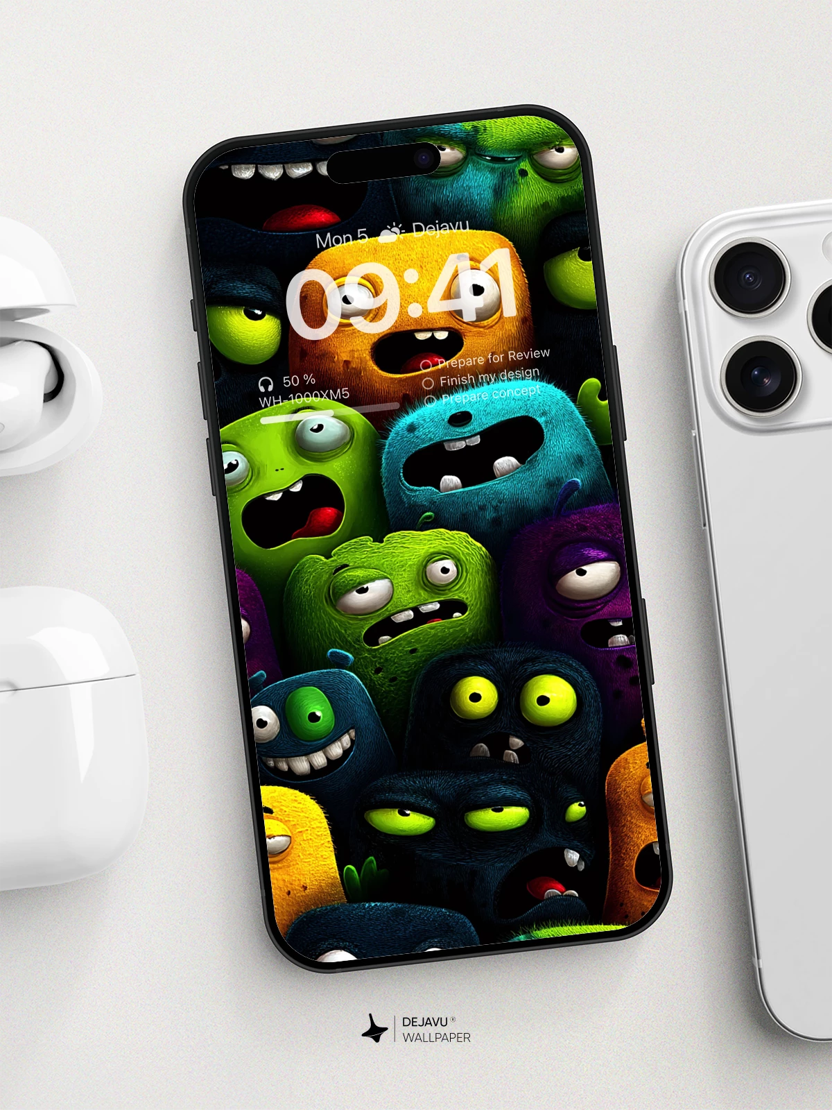 Vibrant Monster Squad Wallpaper 8K For Phone