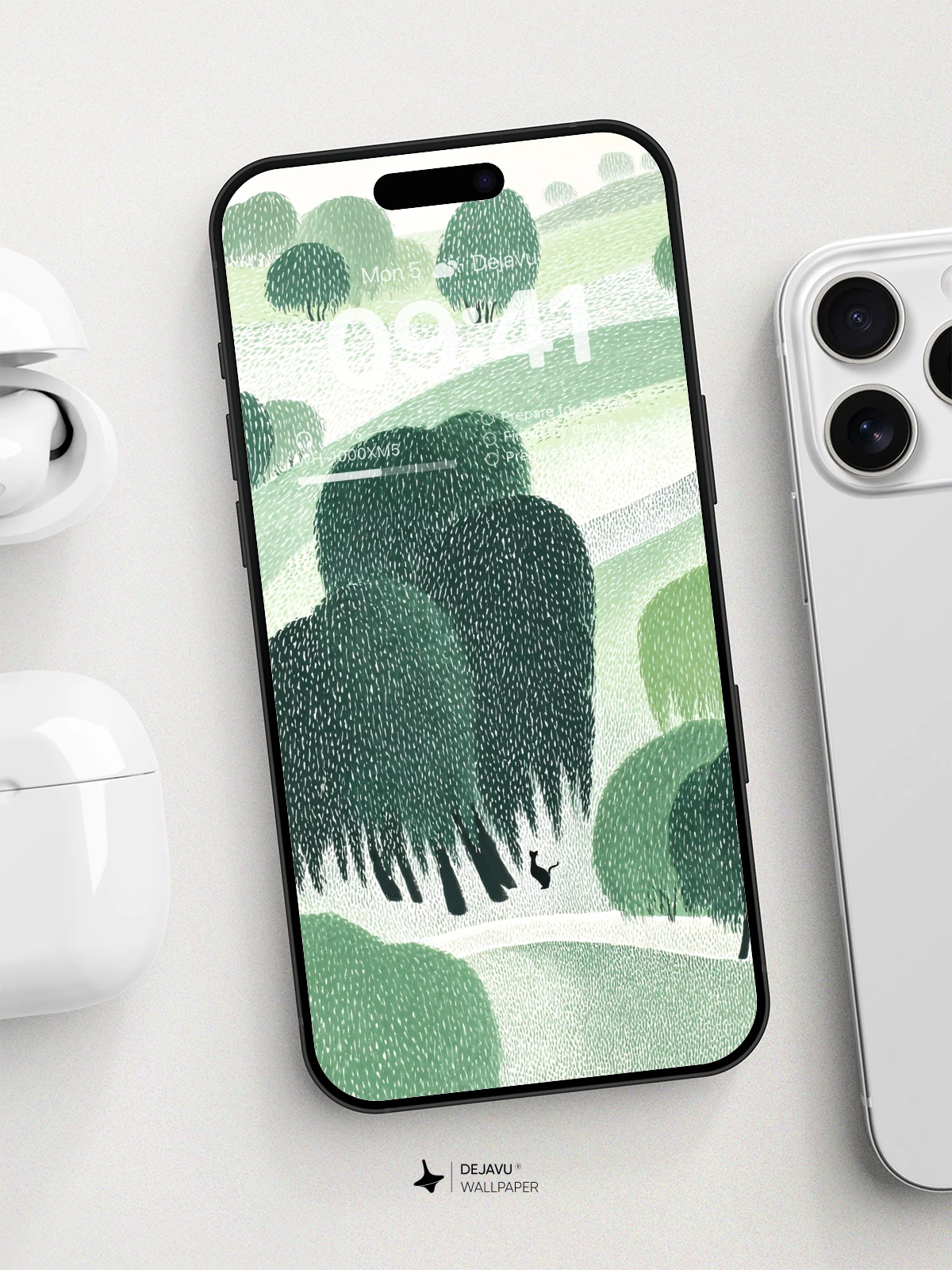 Whimsical Forest Embrace Wallpaper 8K For Phone