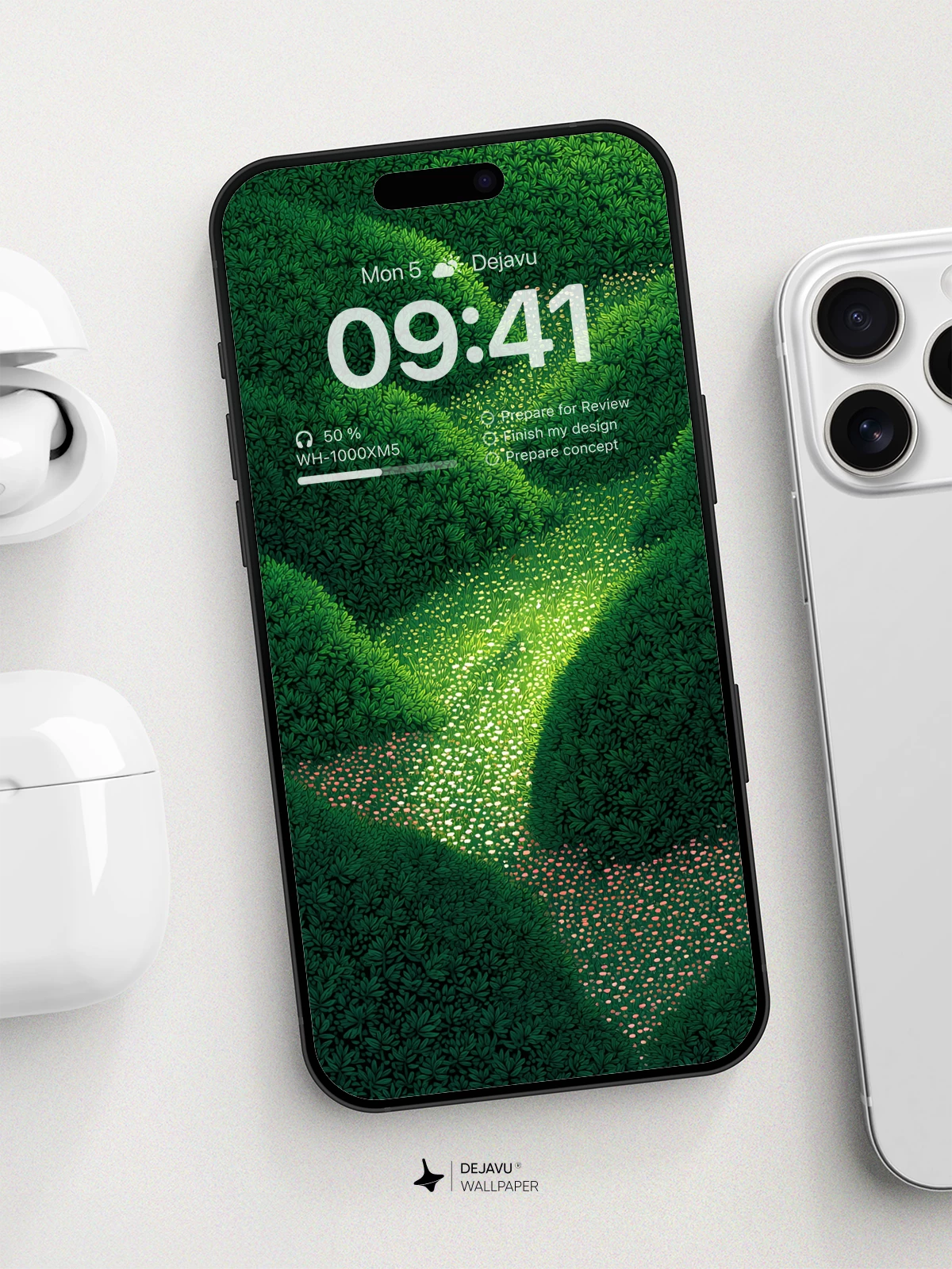 Lush Green Tapestry Wallpaper 8K For Phone