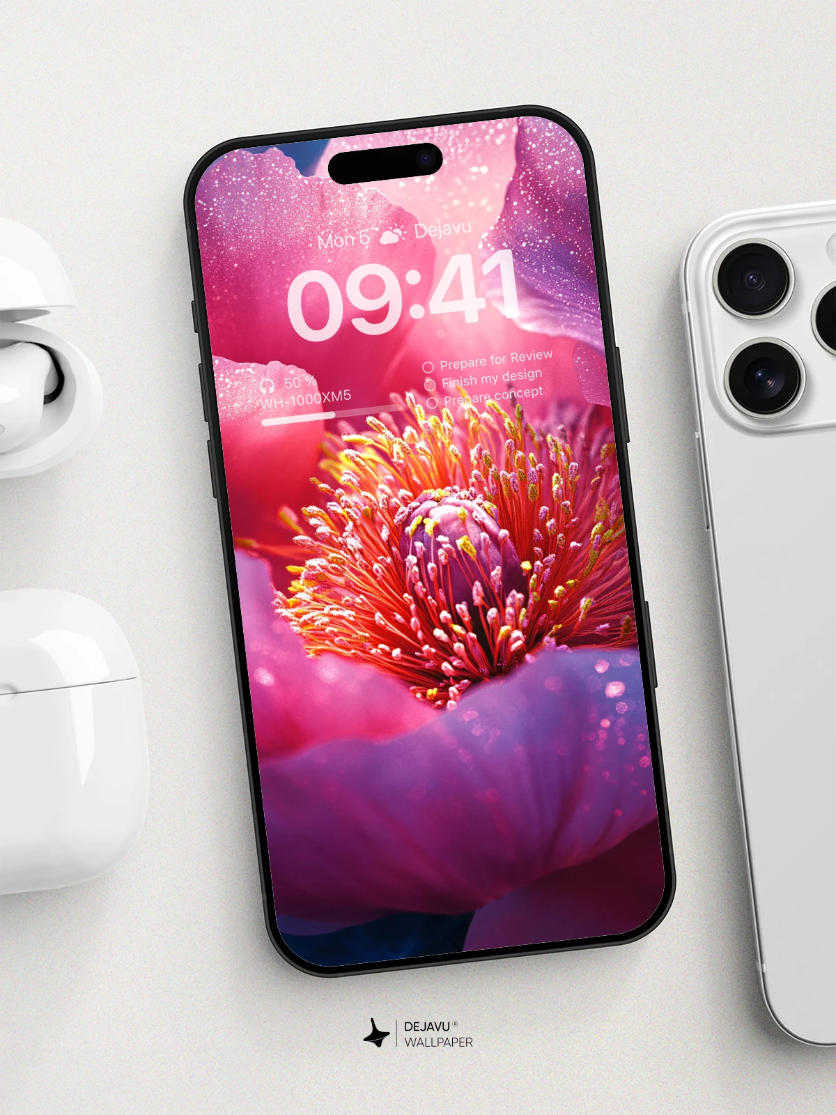Vibrant Peony Bloom Wallpaper 8K For Phone