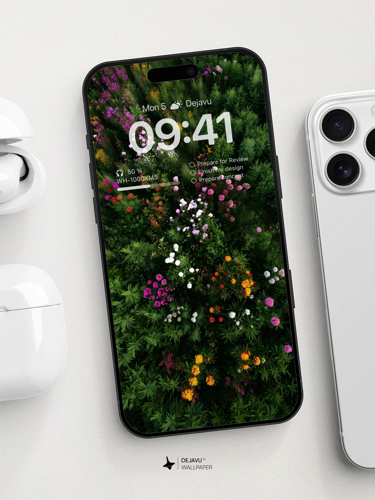 Vibrant Floral Garden Wallpaper 8K For Phone