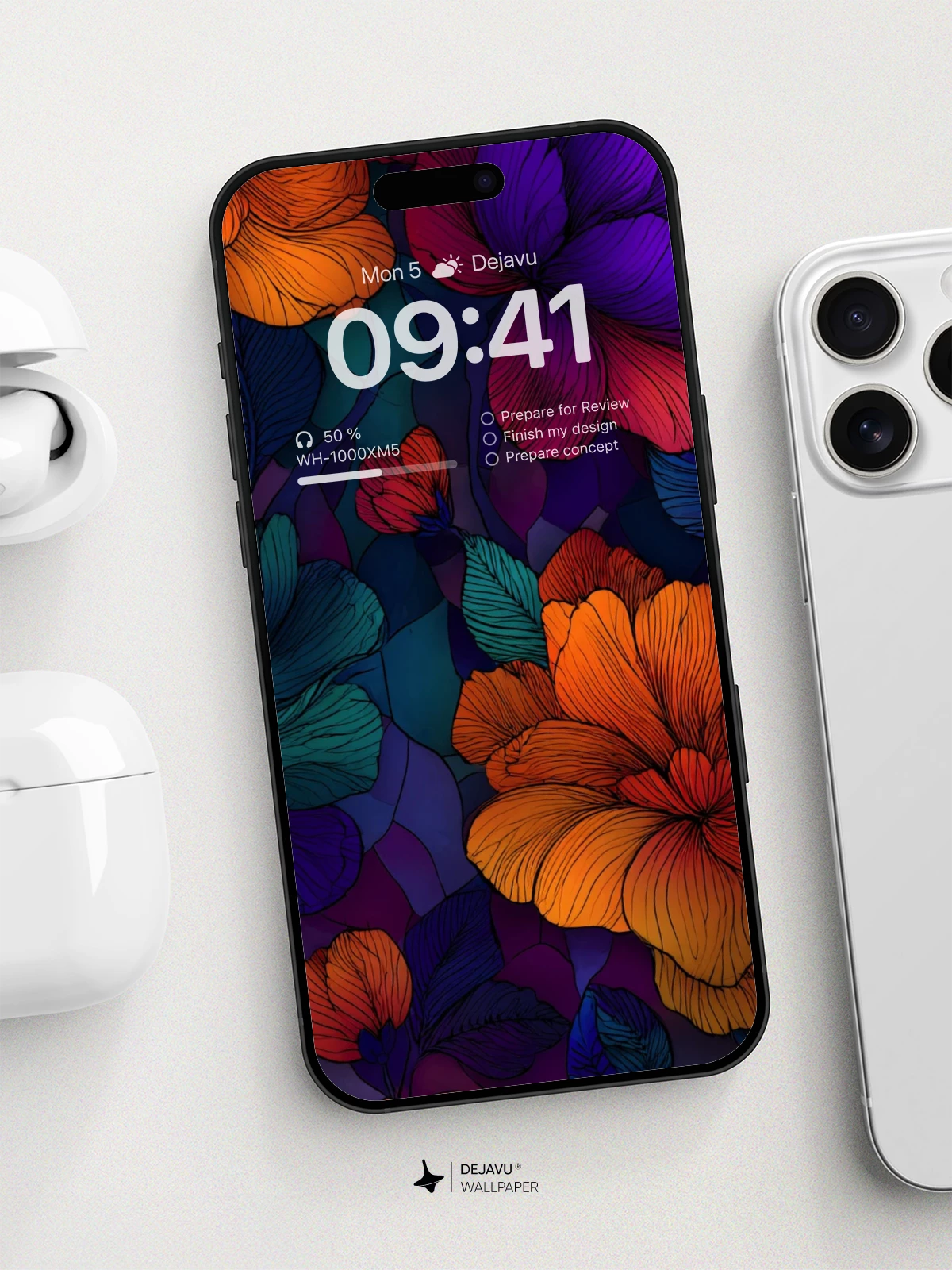 Vibrant Floral Symphony Wallpaper 8K For Phone