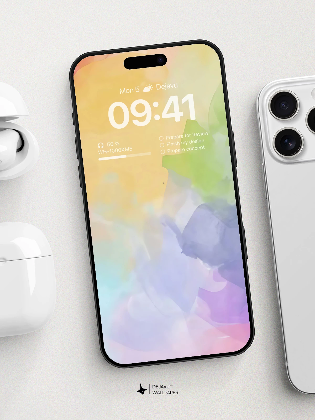 Vibrant Pastel Fusion Wallpaper 8K For Phone