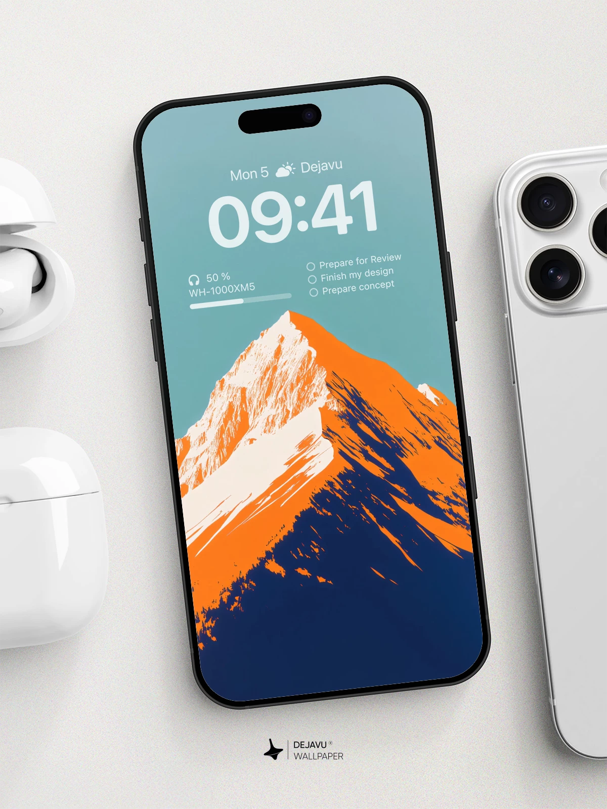 Vibrant Mountain Peak Wallpaper 8K For Phone