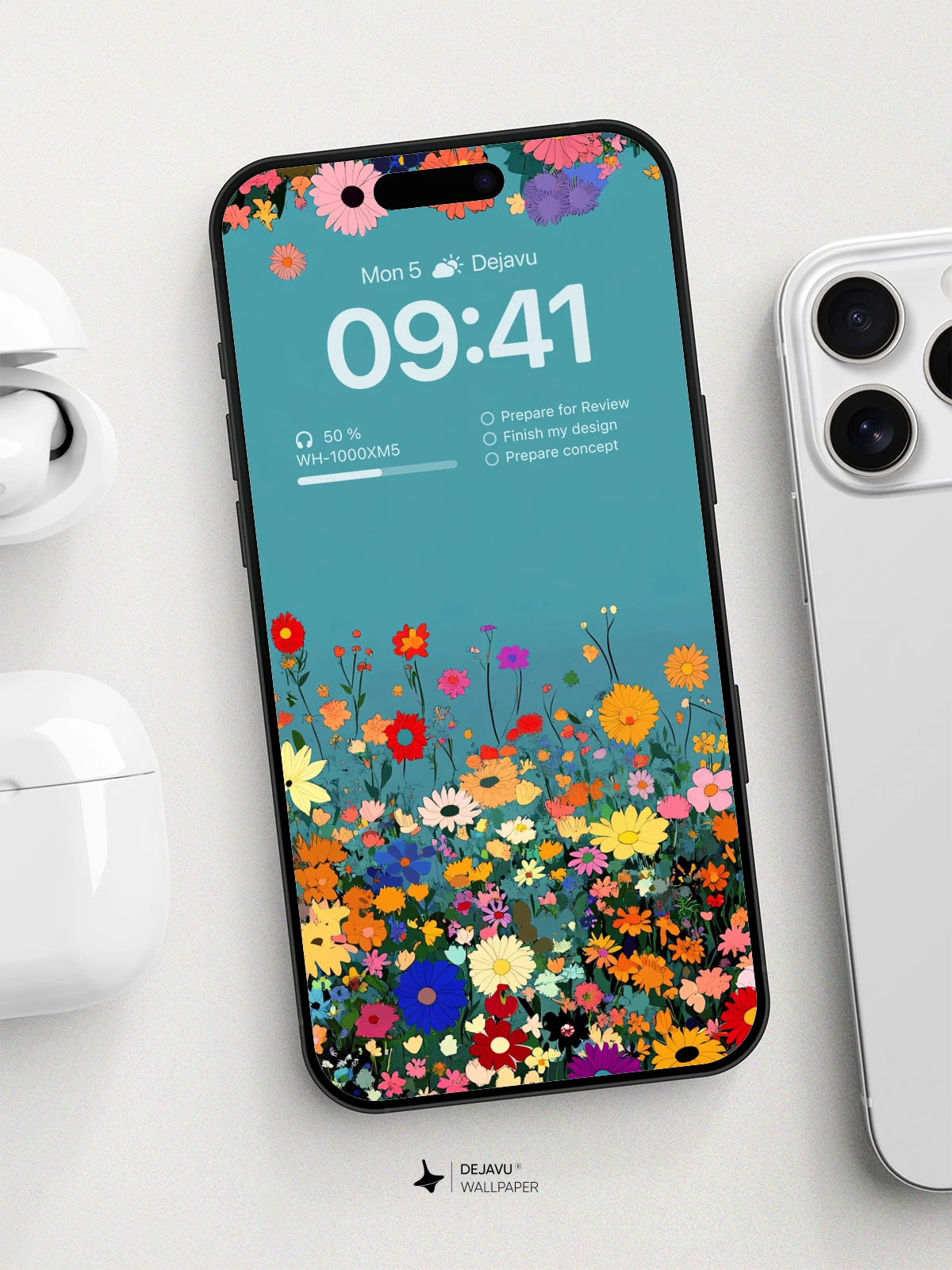 Vibrant Floral Symphony Wallpaper 8K For Phone