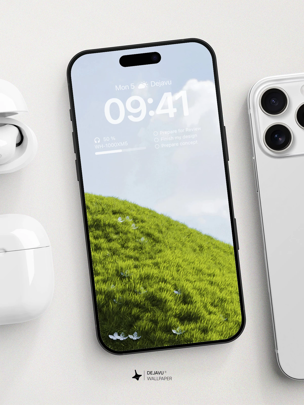 Lush Hillside Blossoms Wallpaper 8K For Phone