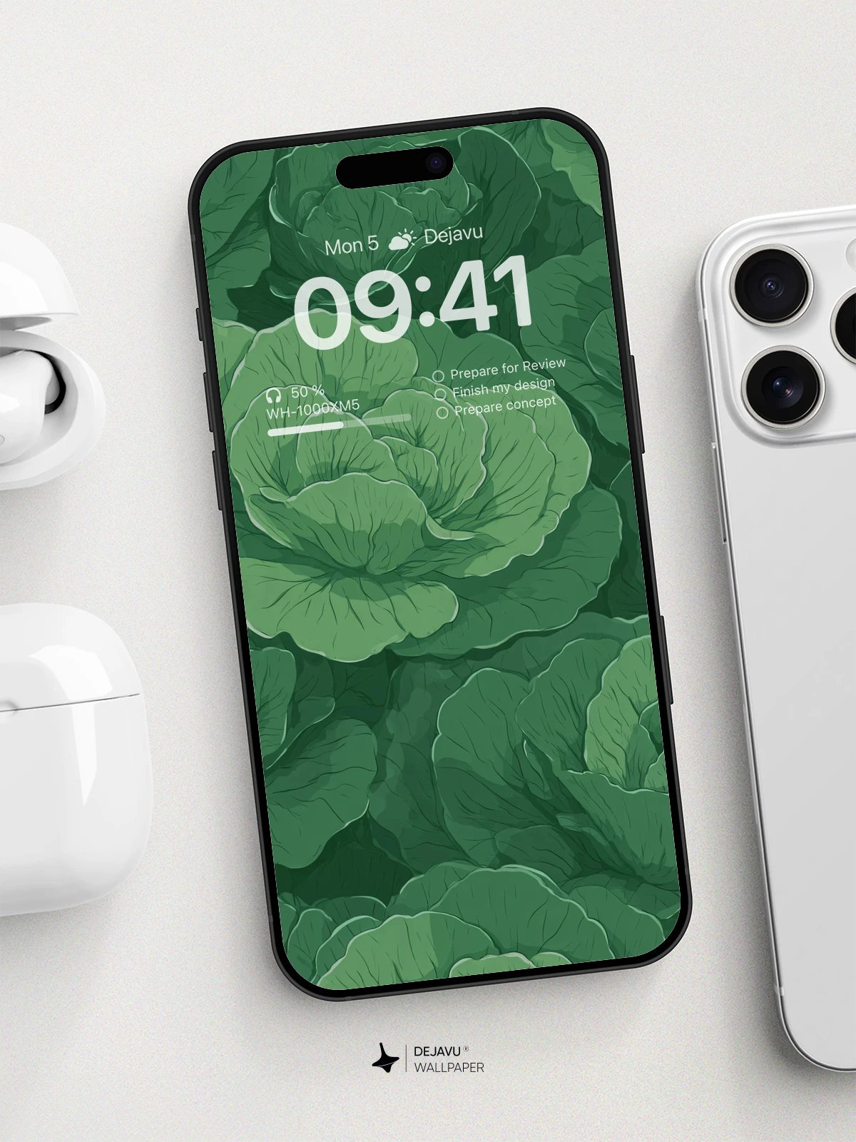 Vibrant Green Leaf Wallpaper 8K For Phone