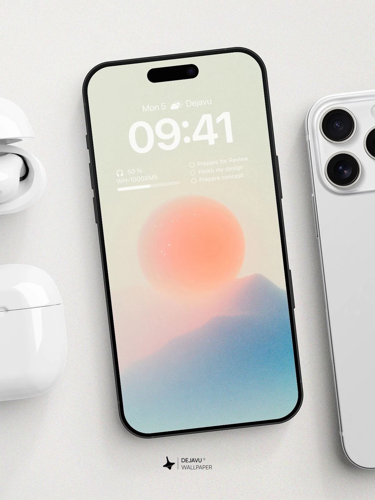 Surreal Mountain Glow Wallpaper 8K For Phone