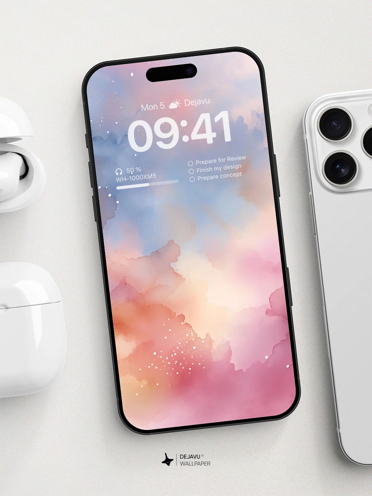 Surreal Cosmic Clouds Wallpaper 8K For Phone