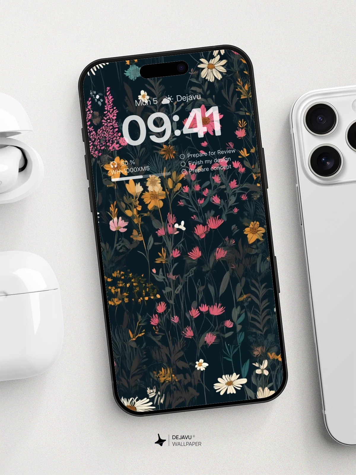 Vibrant Floral Garden Wallpaper 8K For iPhone
