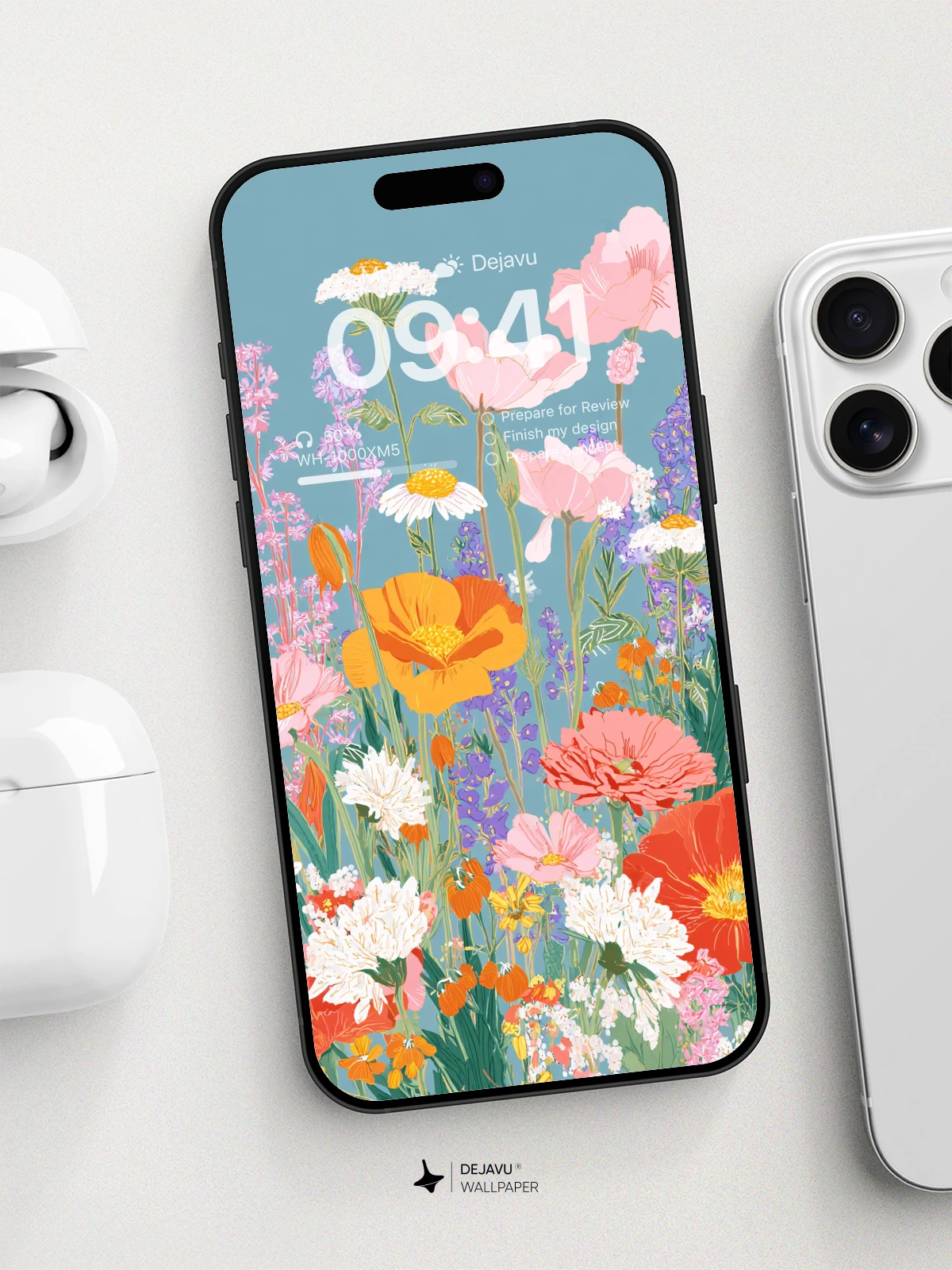 Vibrant Floral Garden Wallpaper 8K For Phone
