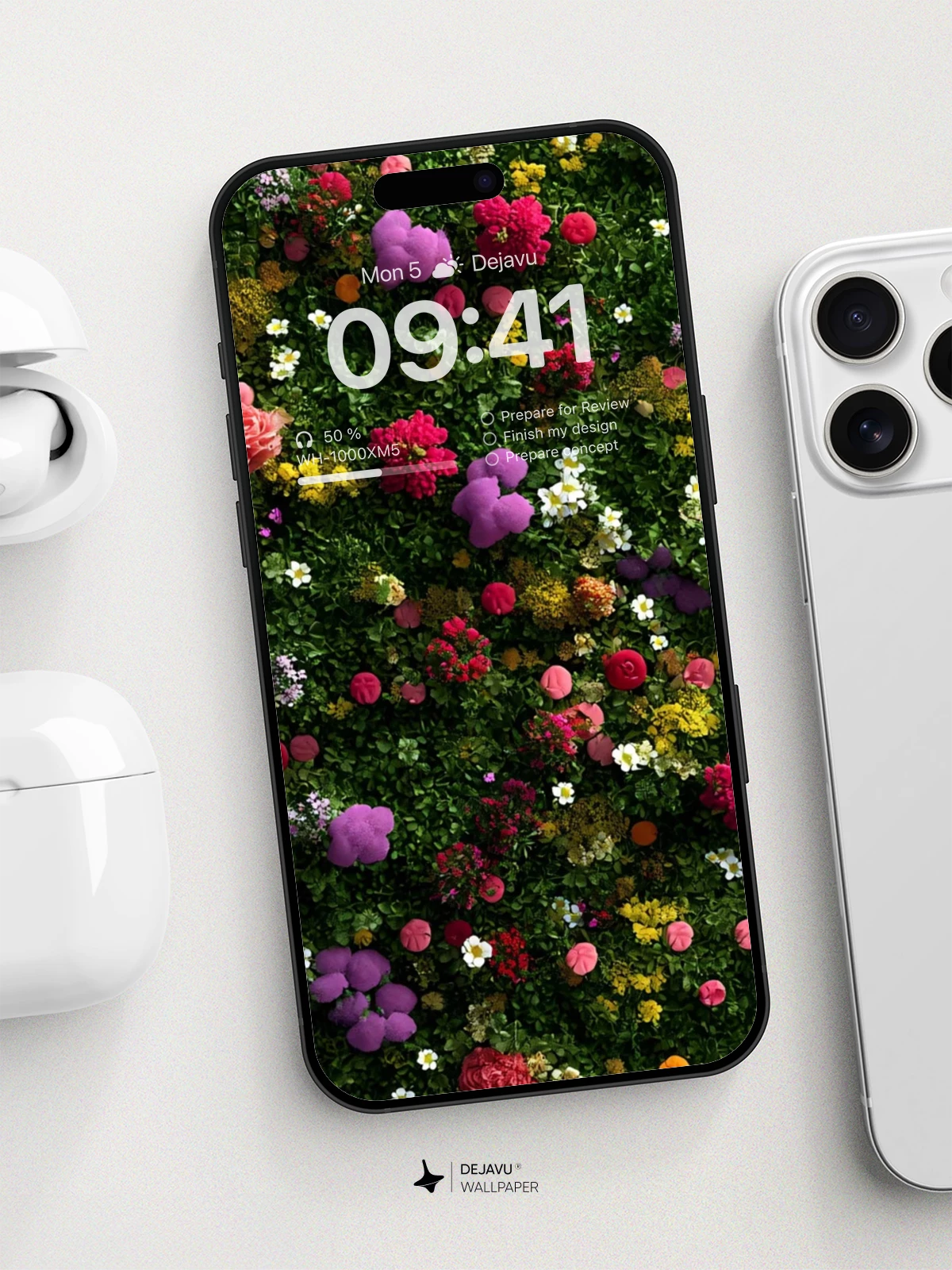 Vibrant Floral Garden Wallpaper 8K For iPhone