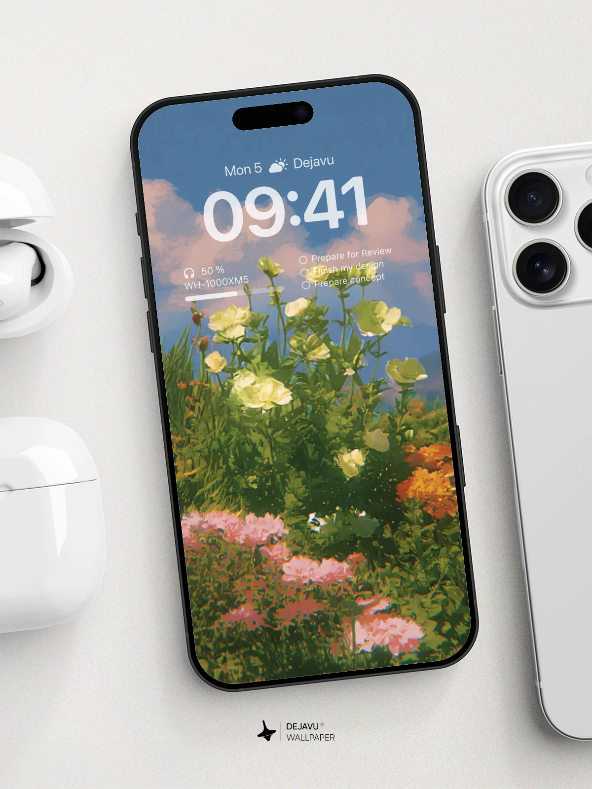 Vibrant Floral Garden Wallpaper 8K For iPhone