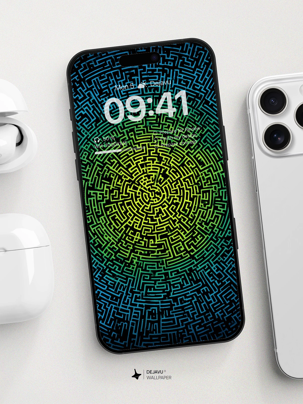 Vibrant Maze Art Wallpaper 8K For Phone