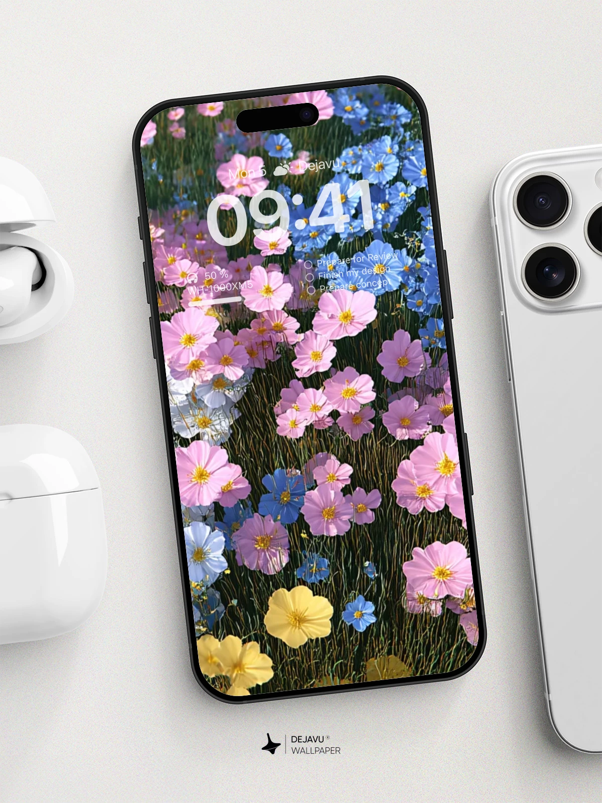 Vibrant Floral Symphony Wallpaper 8K For iPhone