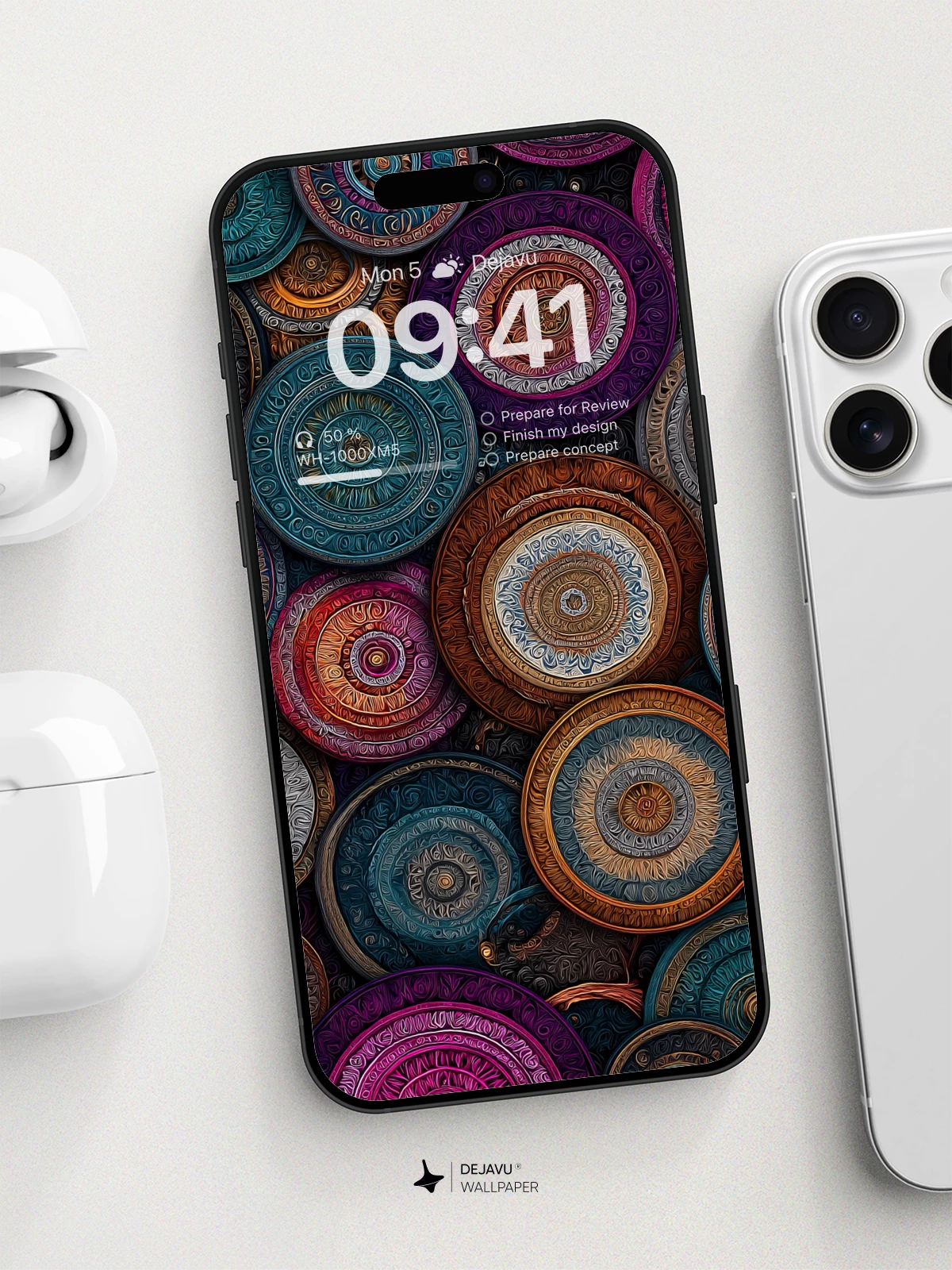 Vibrant Mandala Tapestry Wallpaper 8K For Phone