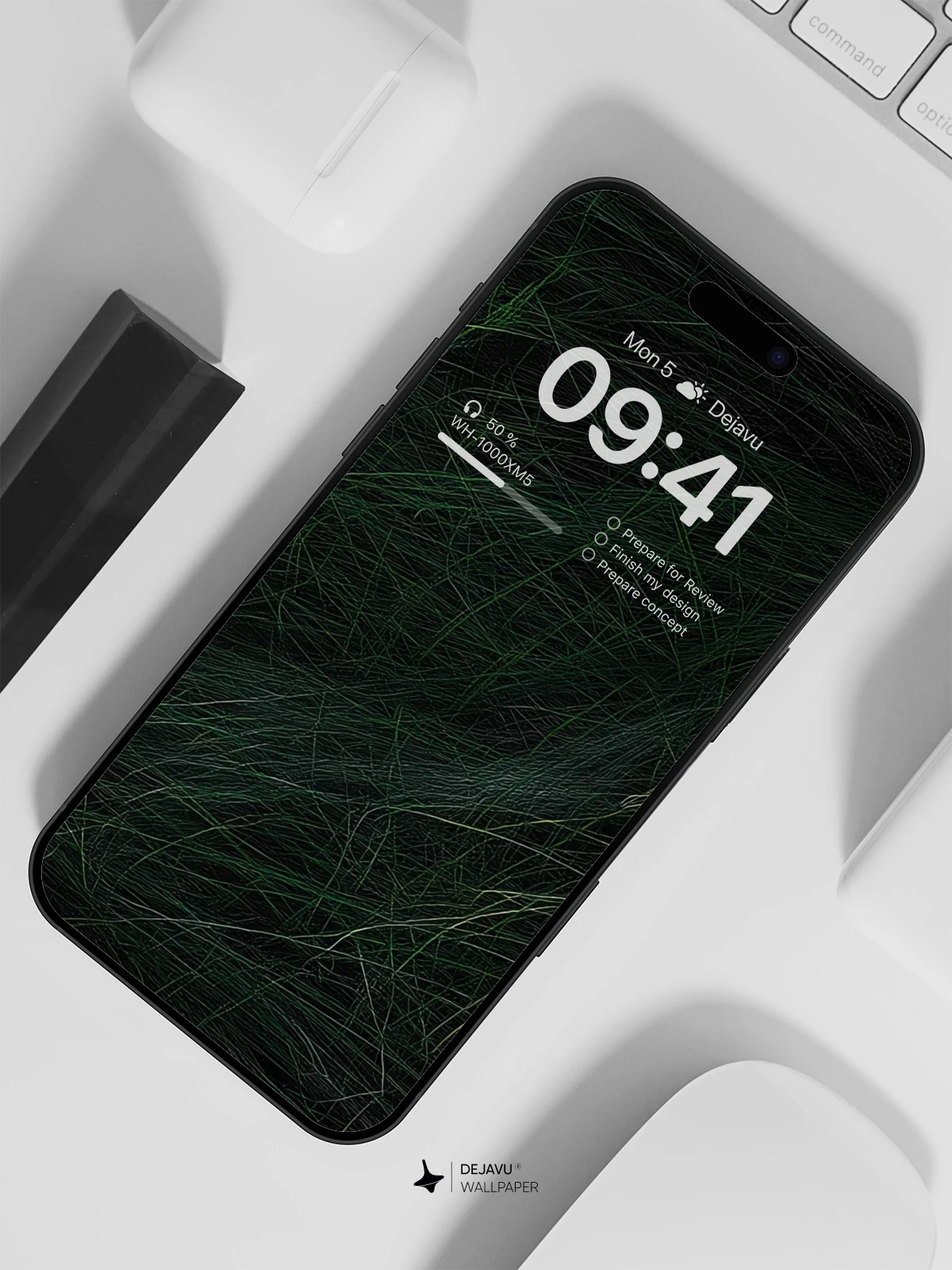 Whispering Grass Abstract Wallpaper 8K For Phone