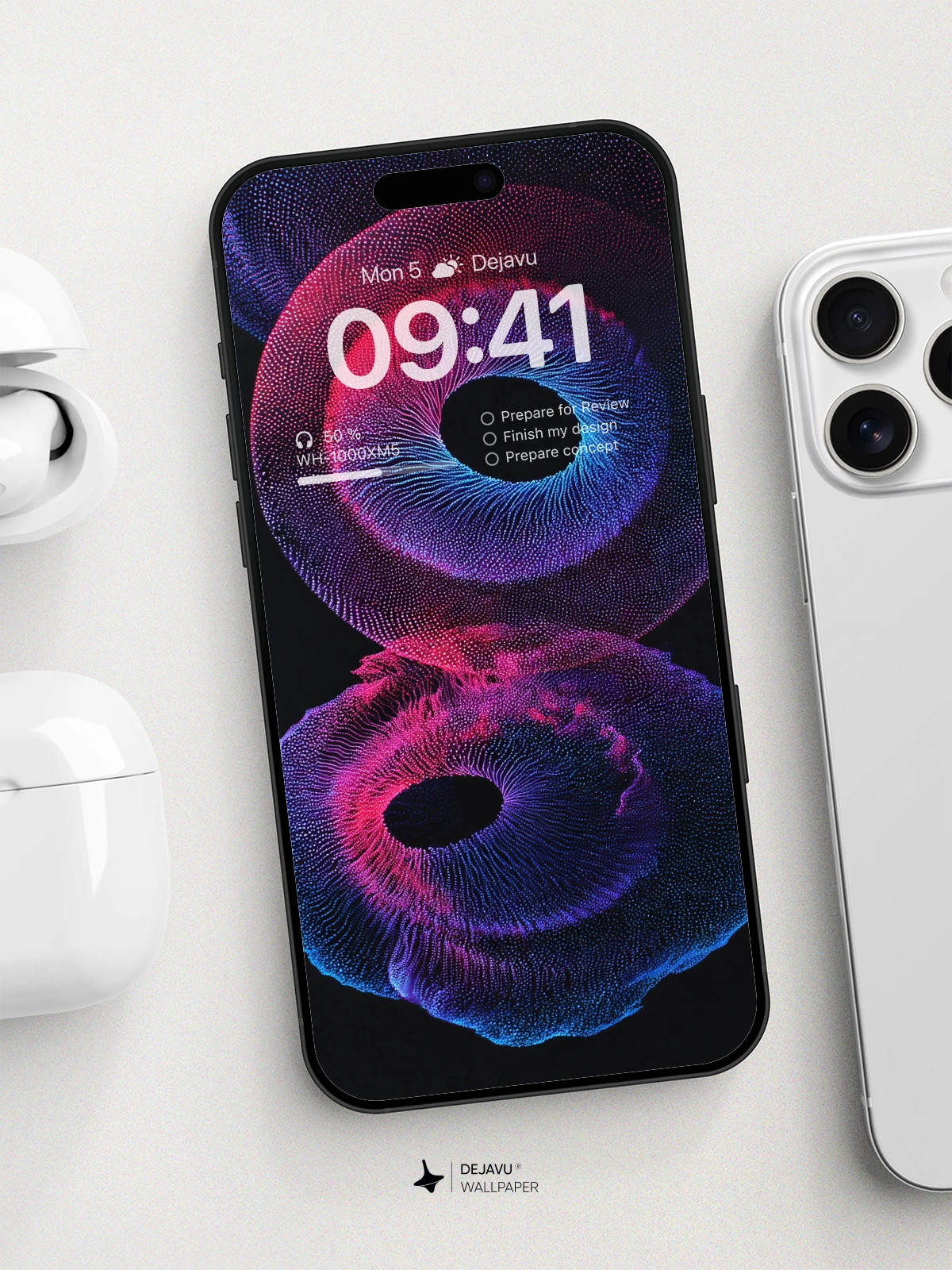 Vibrant Abstract Torus Wallpaper 8K For Phone