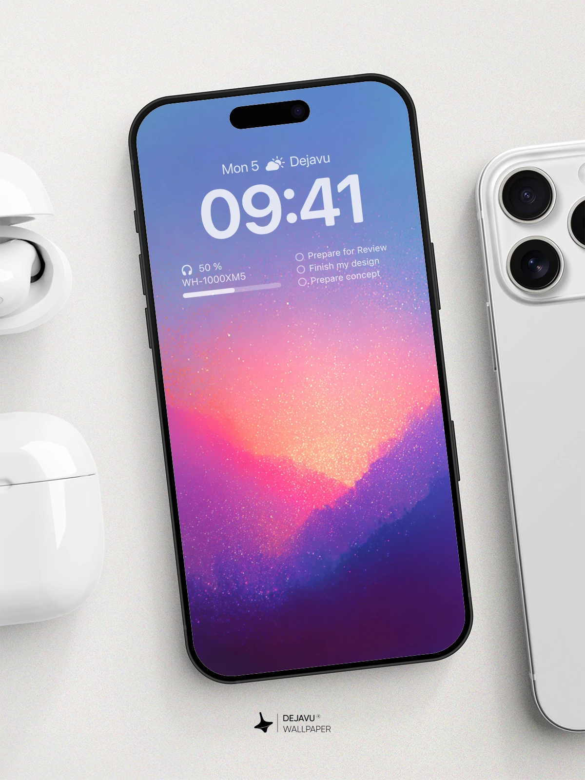 Surreal Mountain Glow Wallpaper 8K For Phone