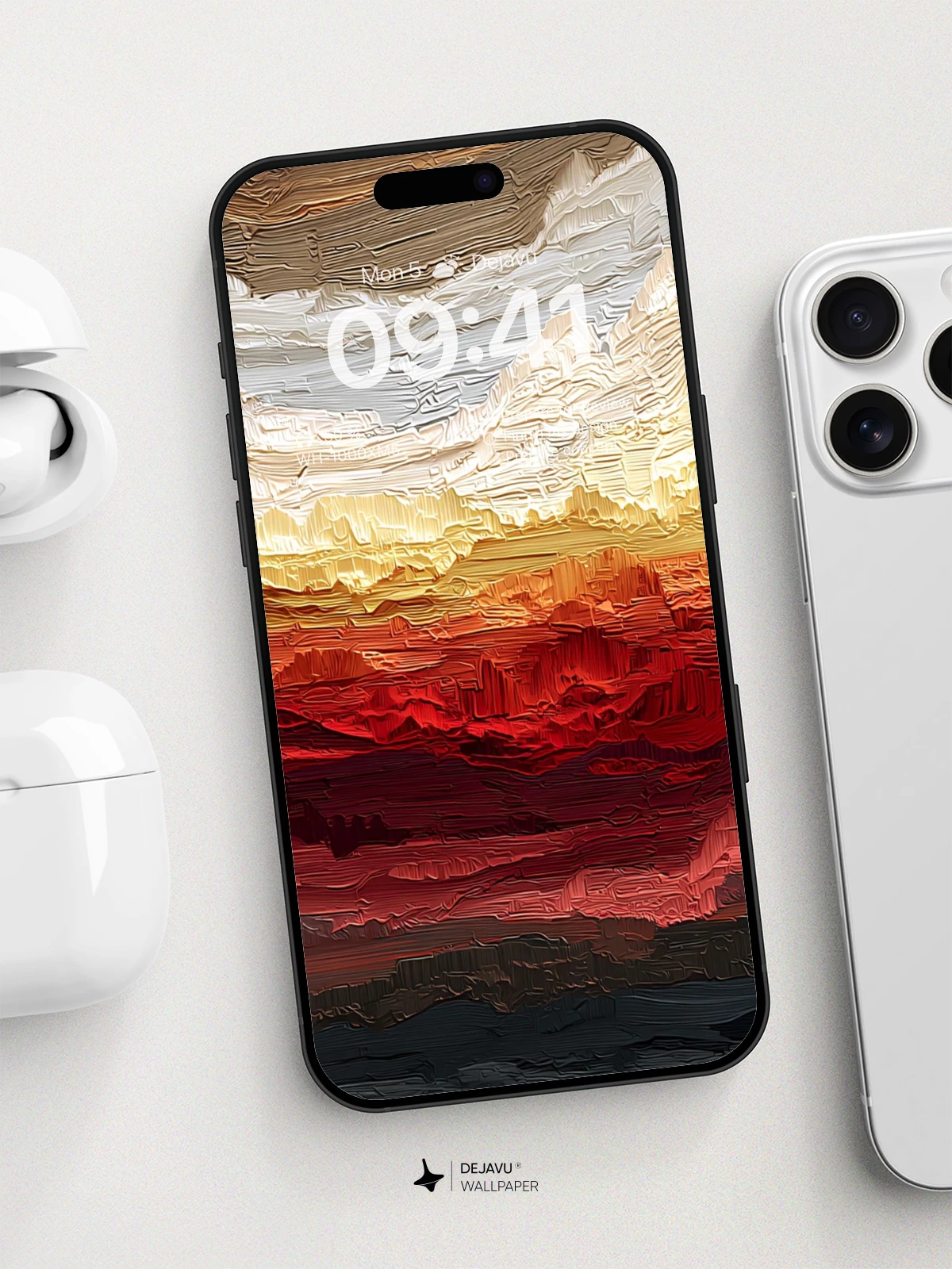 Vibrant Sunset Palette Wallpaper 8K For Phone