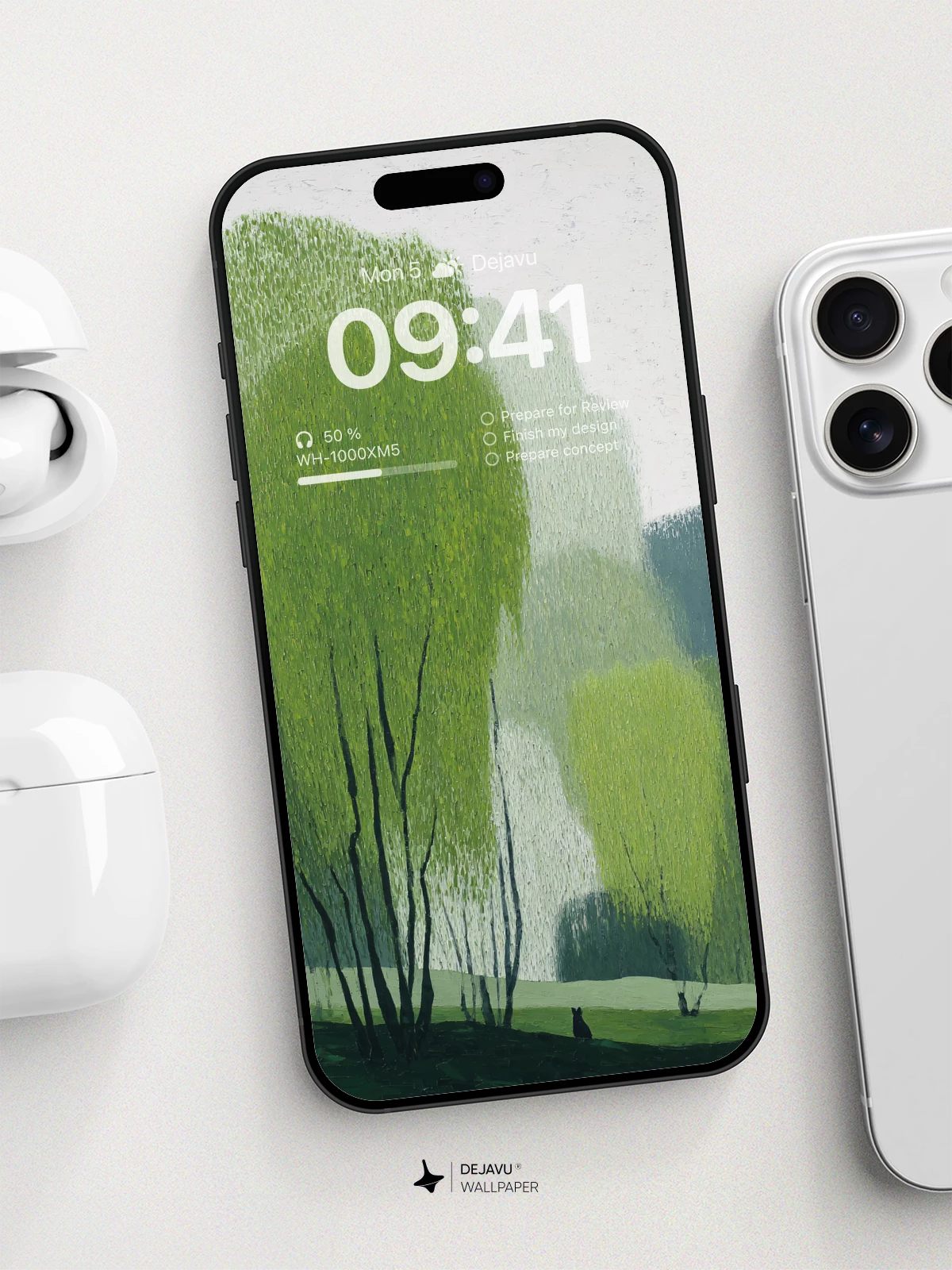 Whimsical Forest Silhouette Wallpaper 8K For Phone