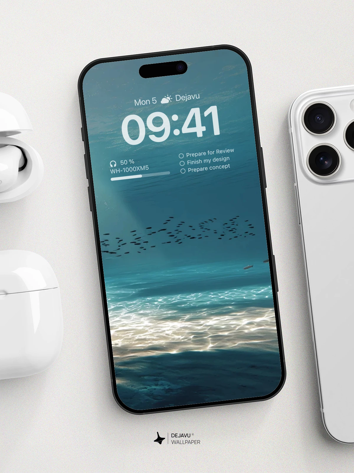 Underwater Serenity Wallpaper 8K For iPhone