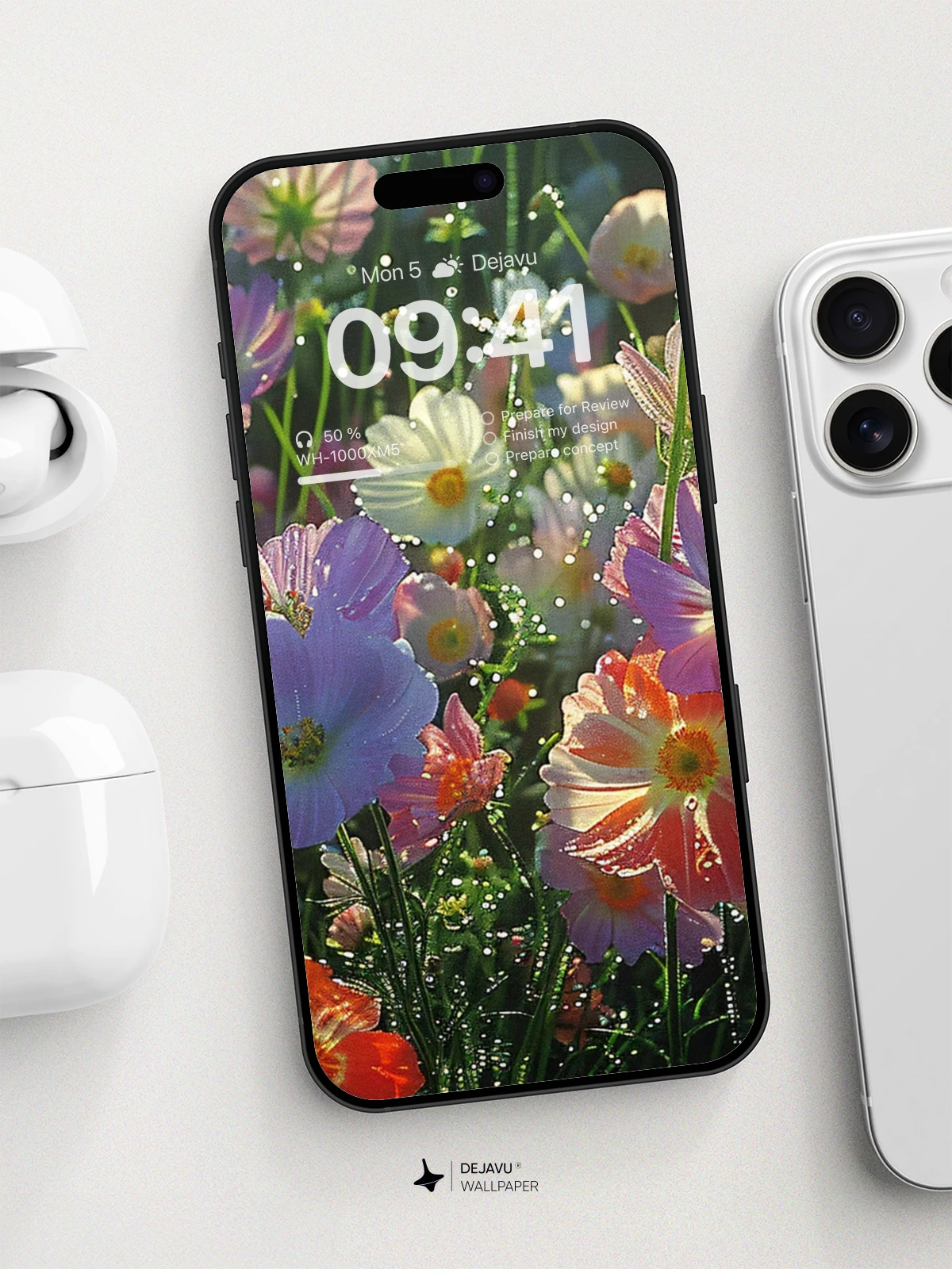 Vibrant Floral Symphony Wallpaper 8K For iPhone
