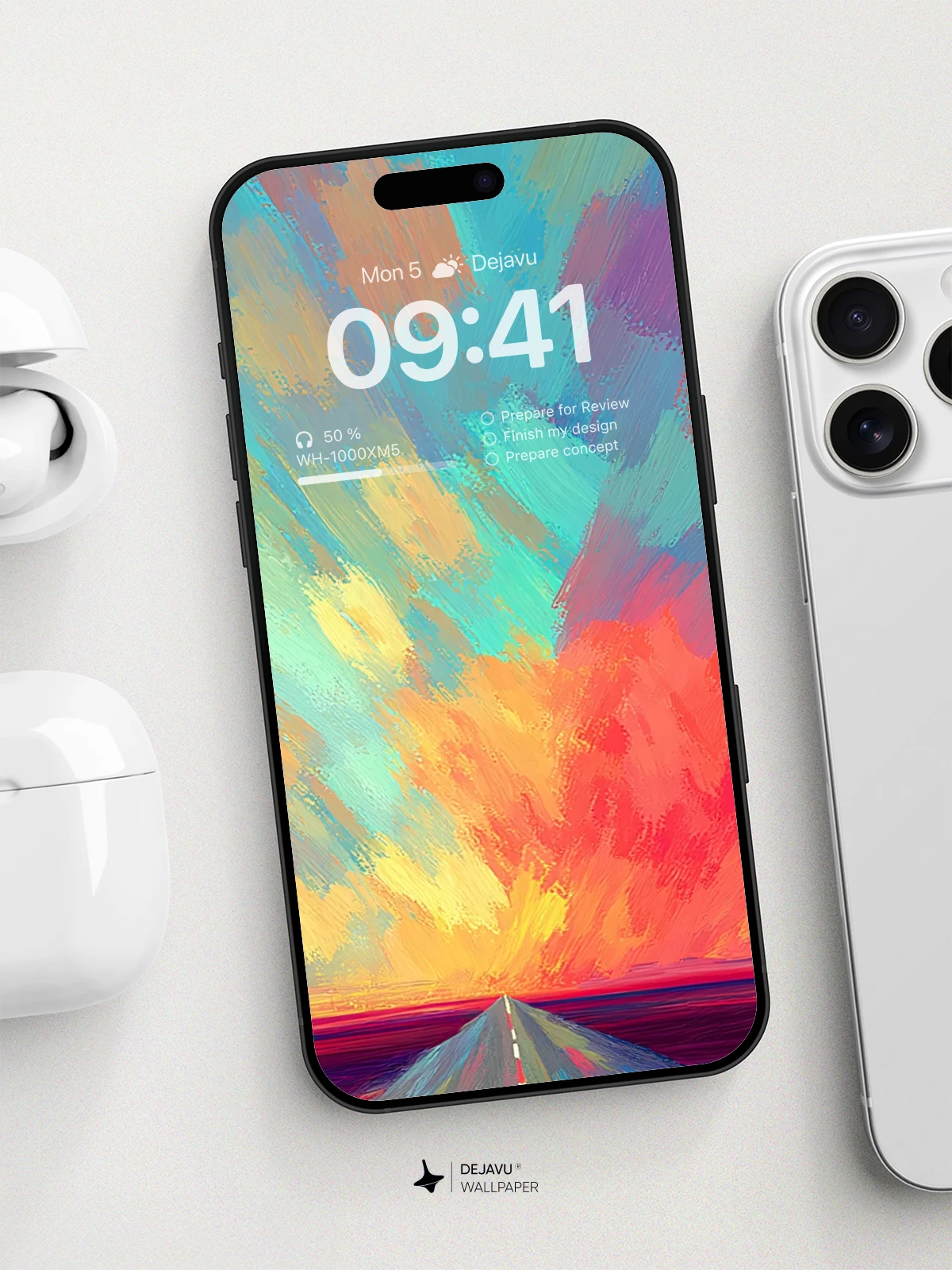 Vibrant Road Horizon Wallpaper 8K For Phone