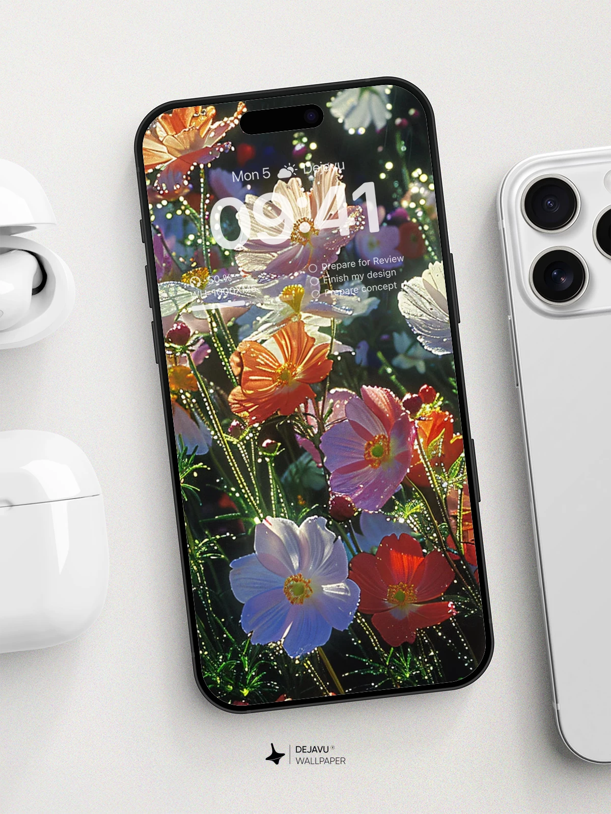 Vibrant Floral Symphony Wallpaper 8K For iPhone