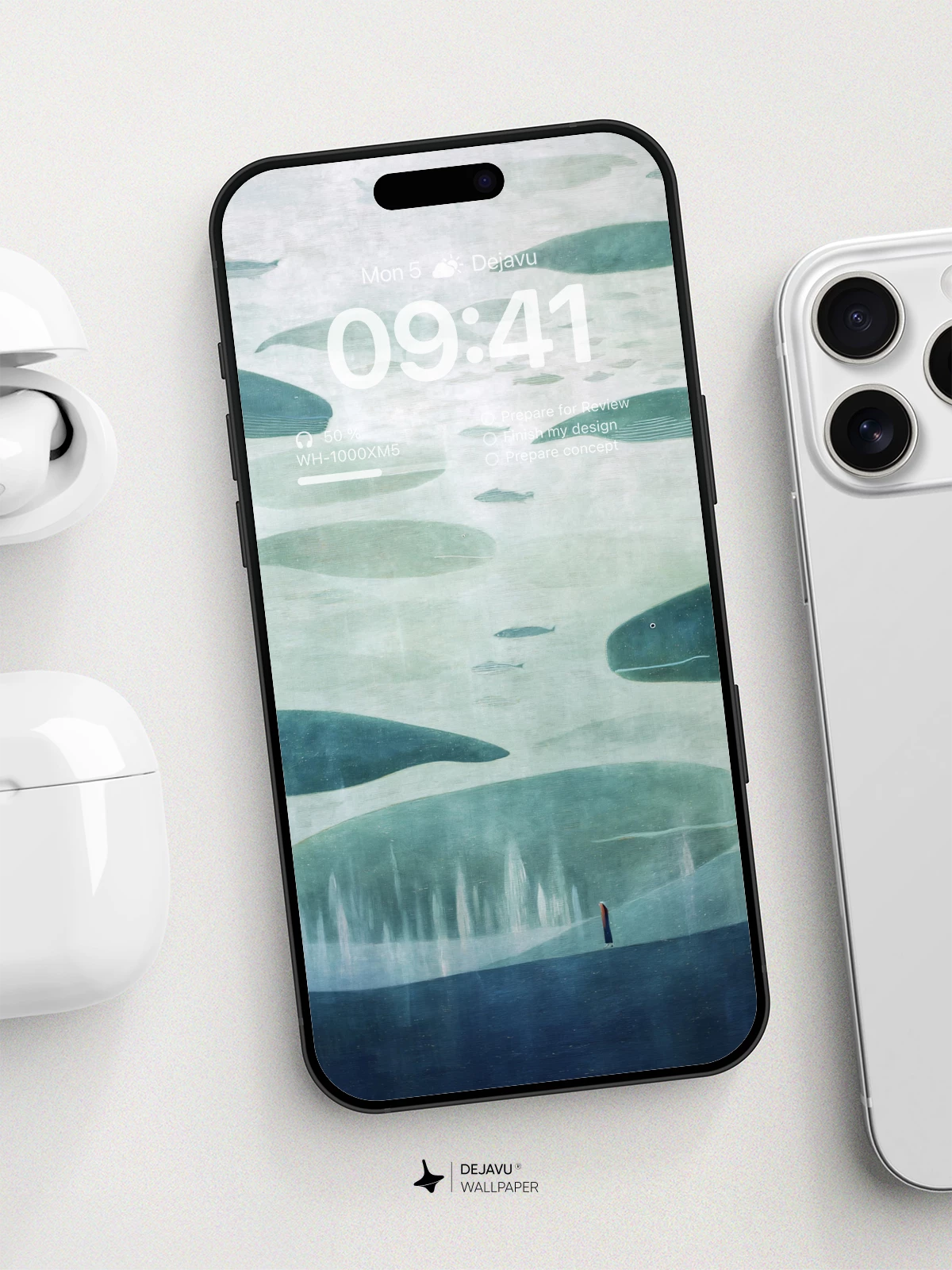 Surreal Ocean Whispers Wallpaper 8K For Phone