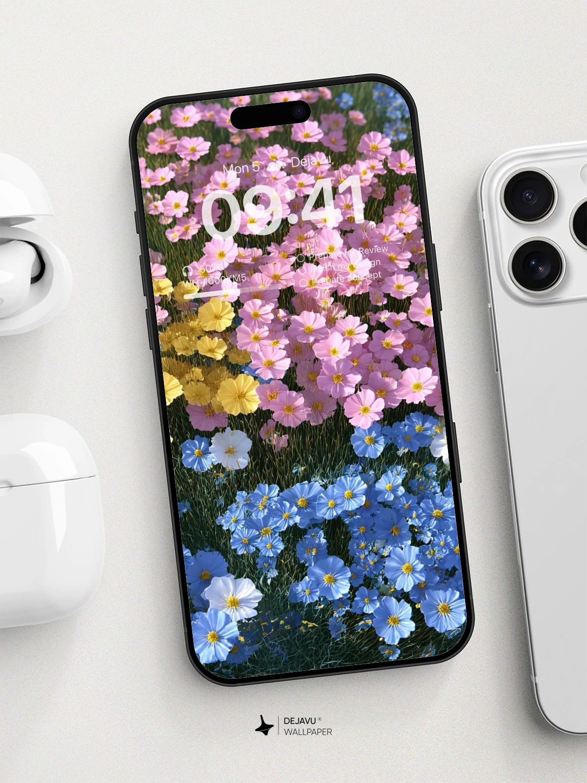 Vibrant Floral Symphony Wallpaper 8K For iPhone